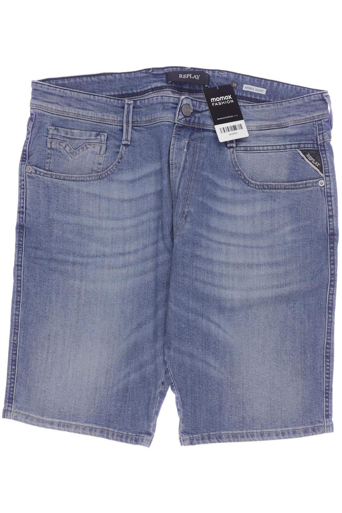 

Replay Herren Shorts, blau, Gr. 38