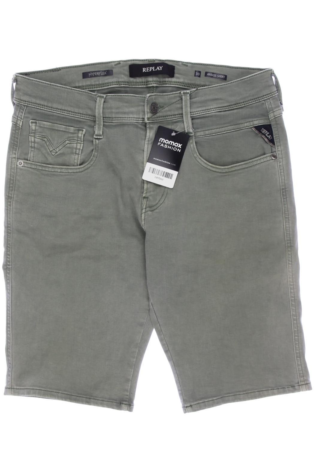 

Replay Herren Shorts, grün, Gr. 30