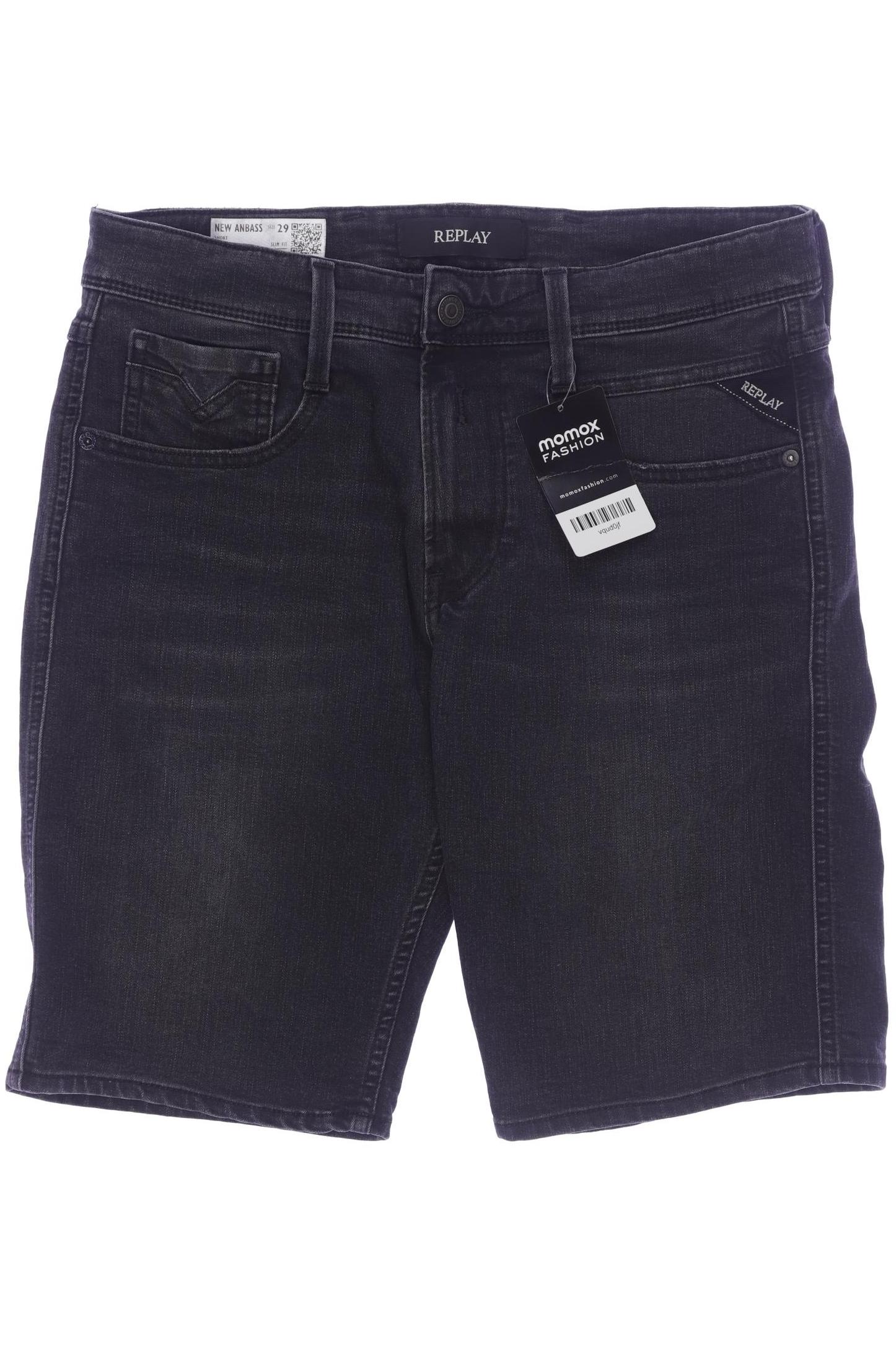 

Replay Herren Shorts, schwarz, Gr. 29