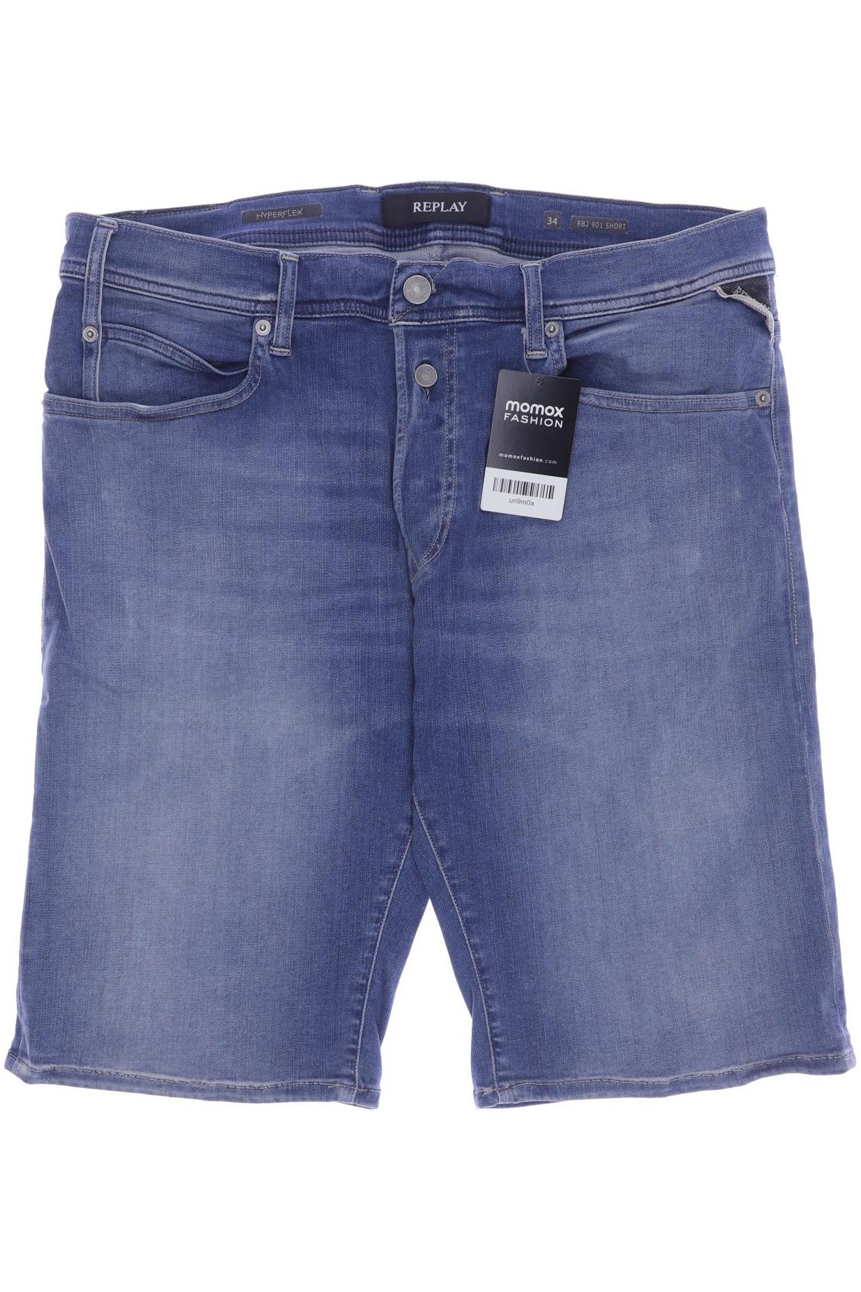 

Replay Herren Shorts, blau, Gr. 34