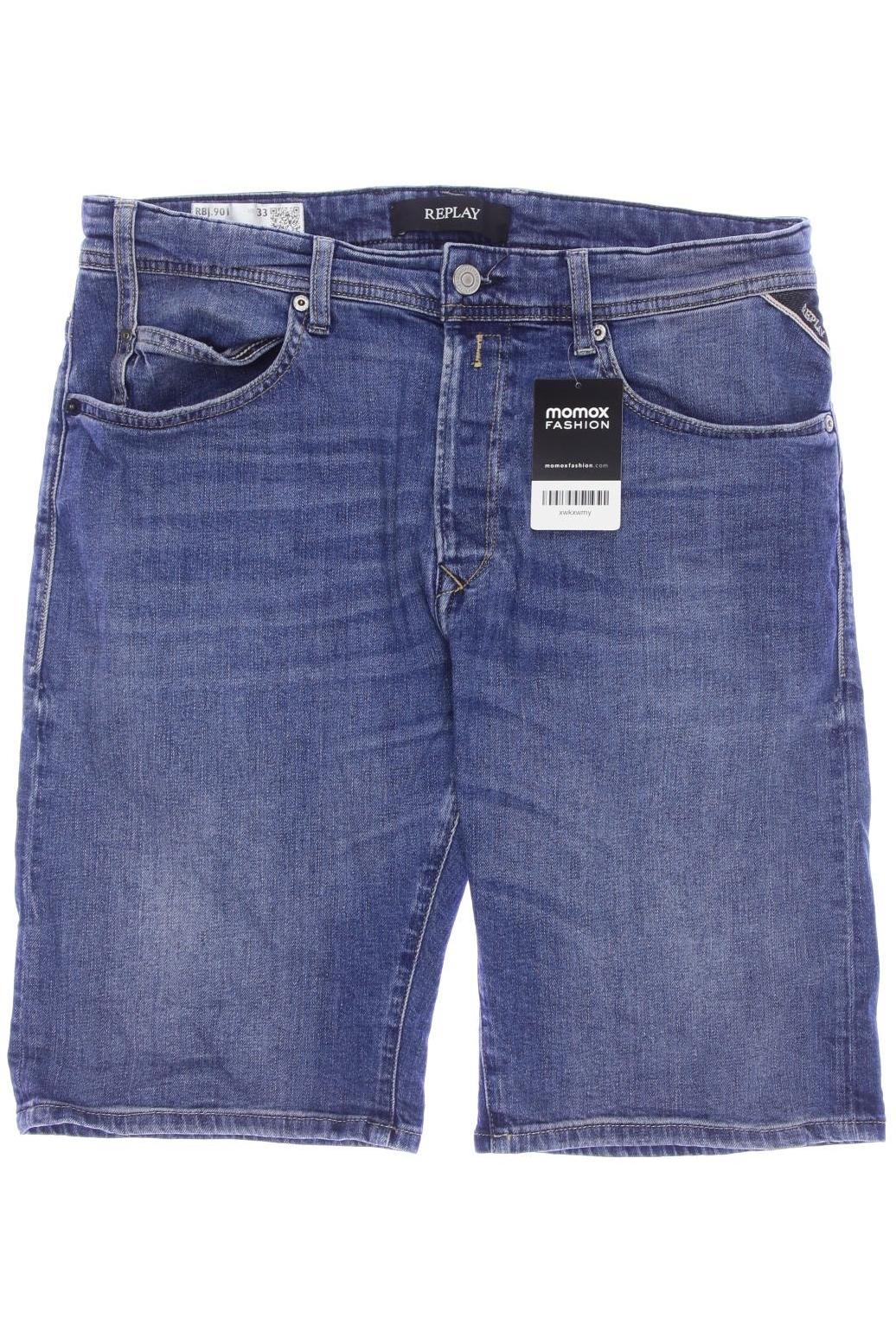 

Replay Herren Shorts, blau, Gr. 33