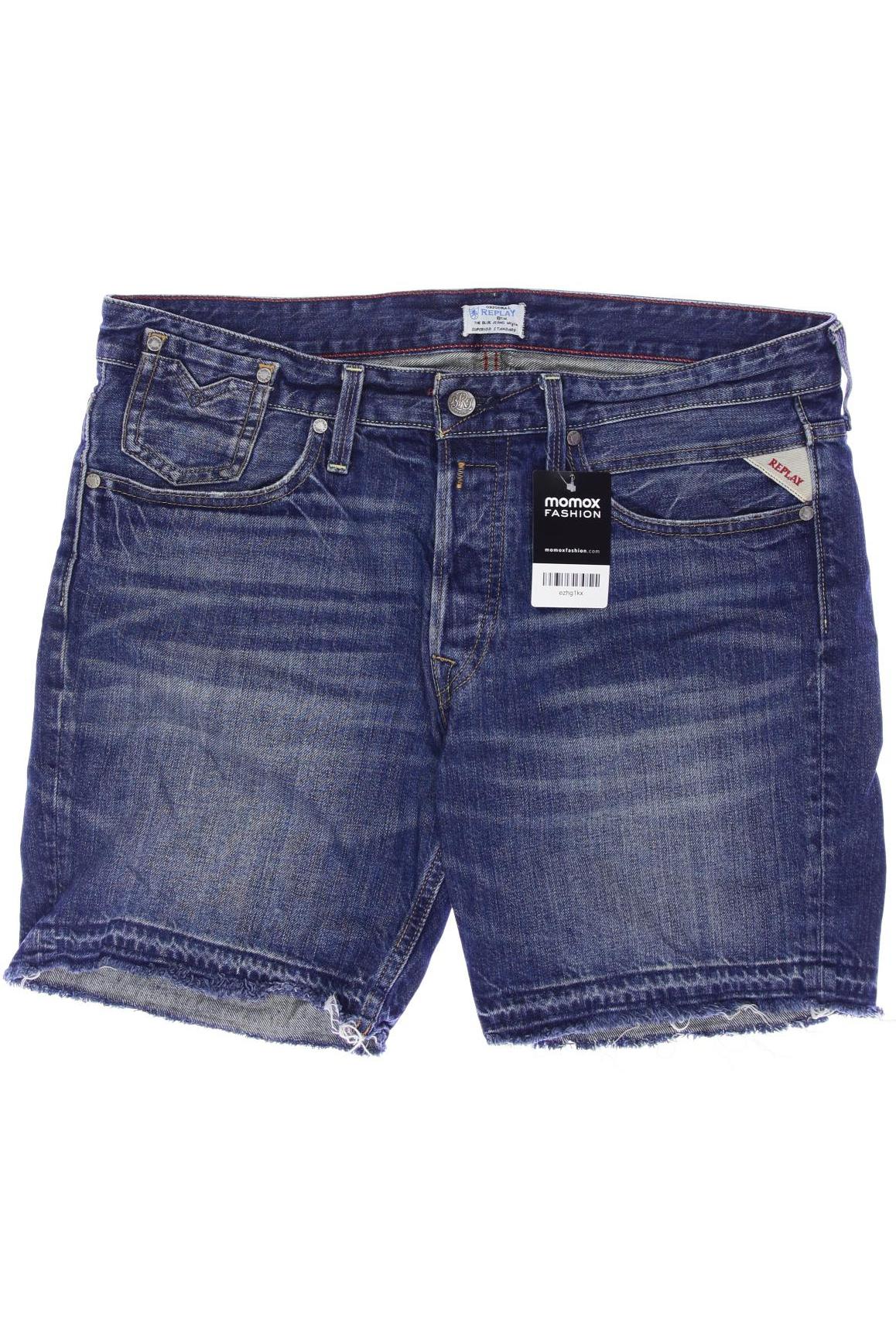 

Replay Herren Shorts, marineblau, Gr. 34