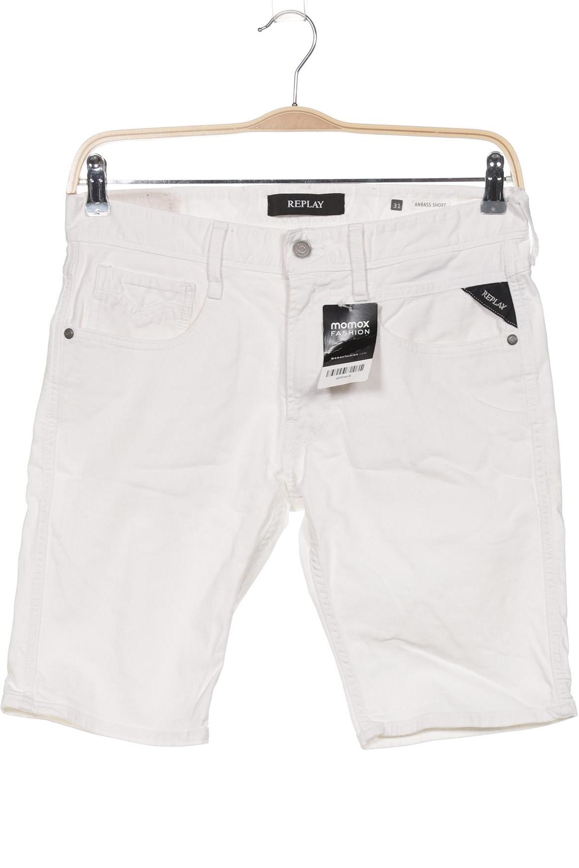 

Replay Herren Shorts, weiß, Gr. 31