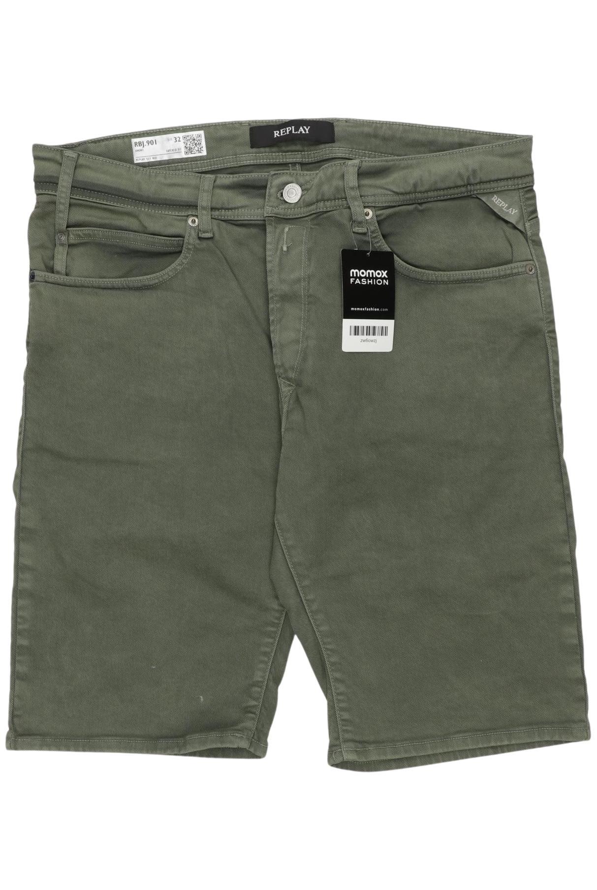 

Replay Herren Shorts, grün, Gr. 32