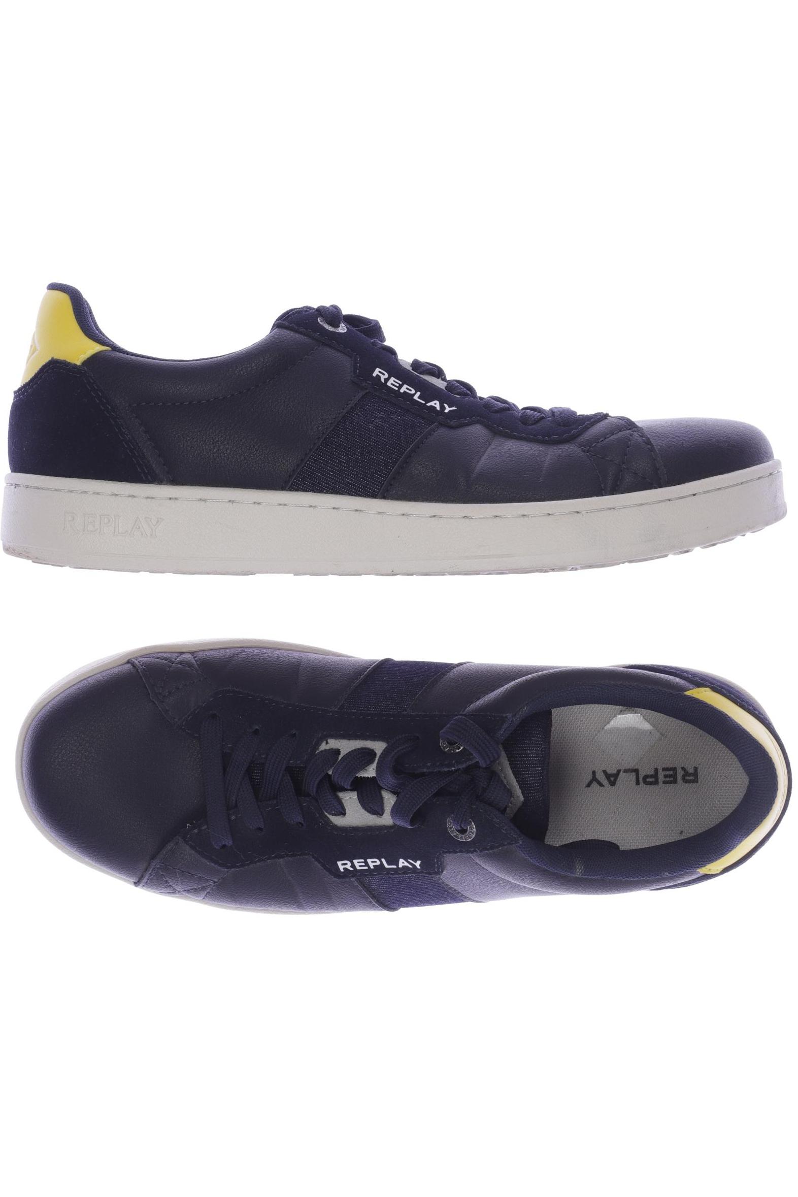 

Replay Herren Sneakers, marineblau