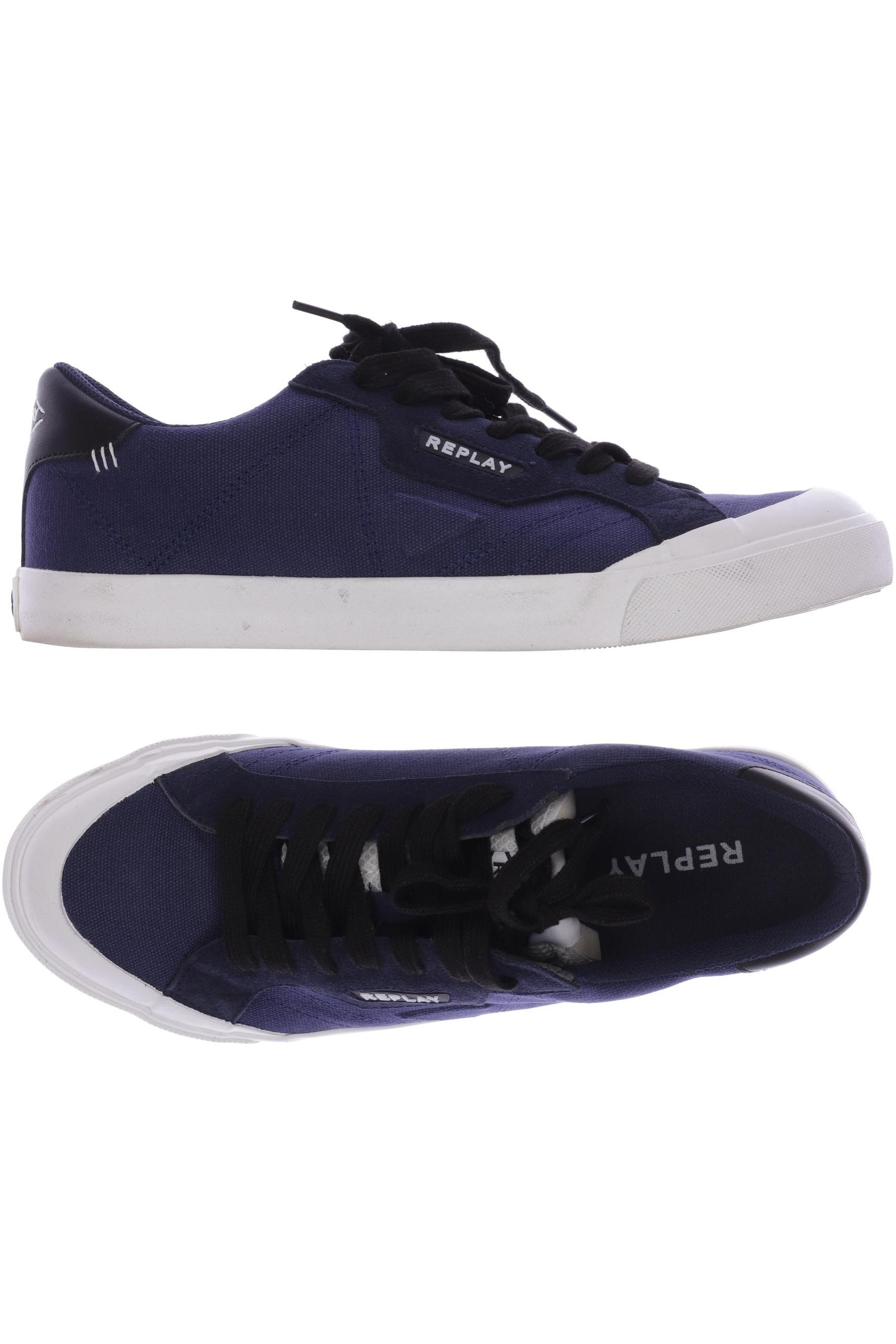 

Replay Herren Sneakers, marineblau