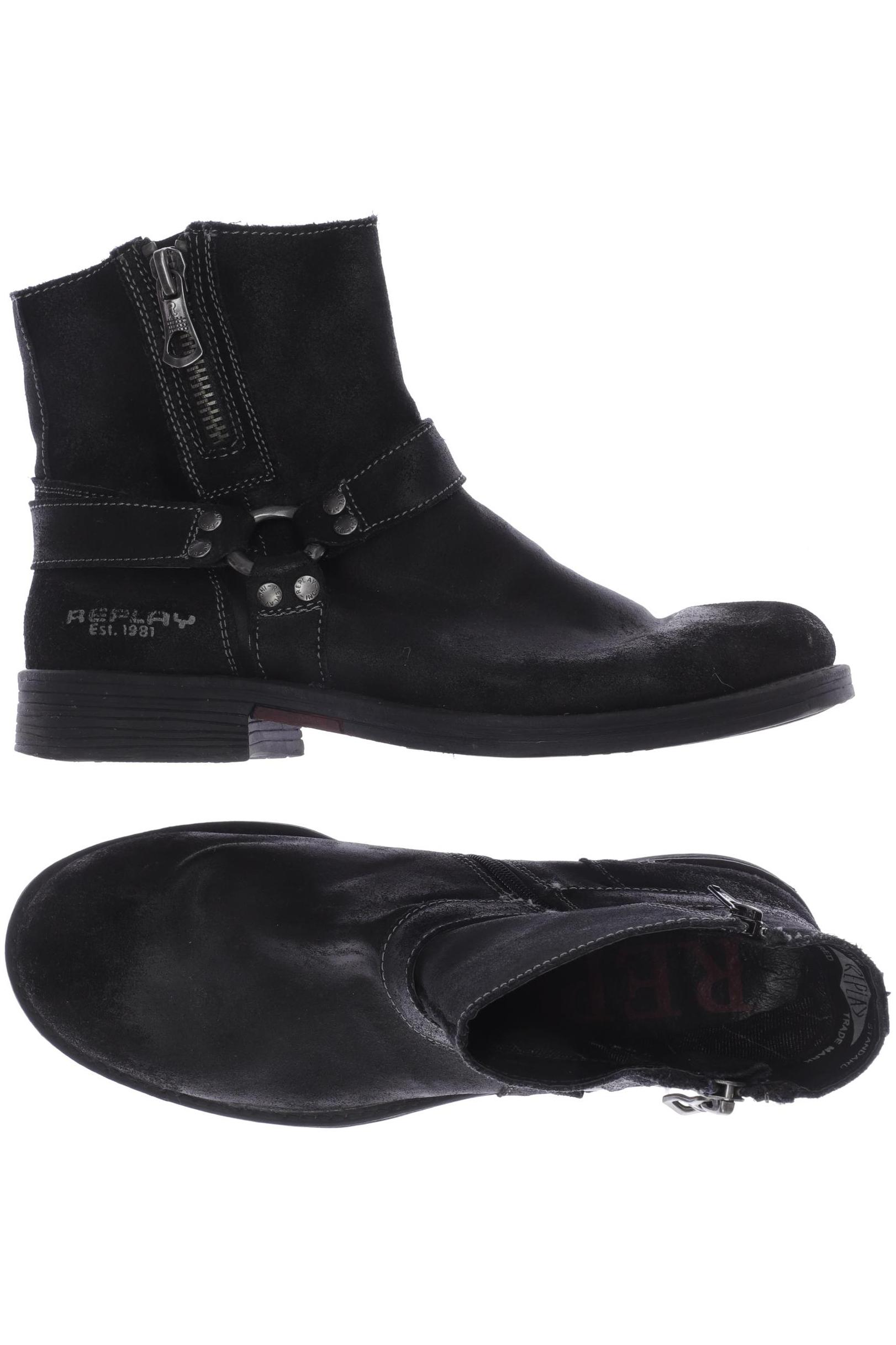 

Replay Herren Stiefel, schwarz, Gr. 43
