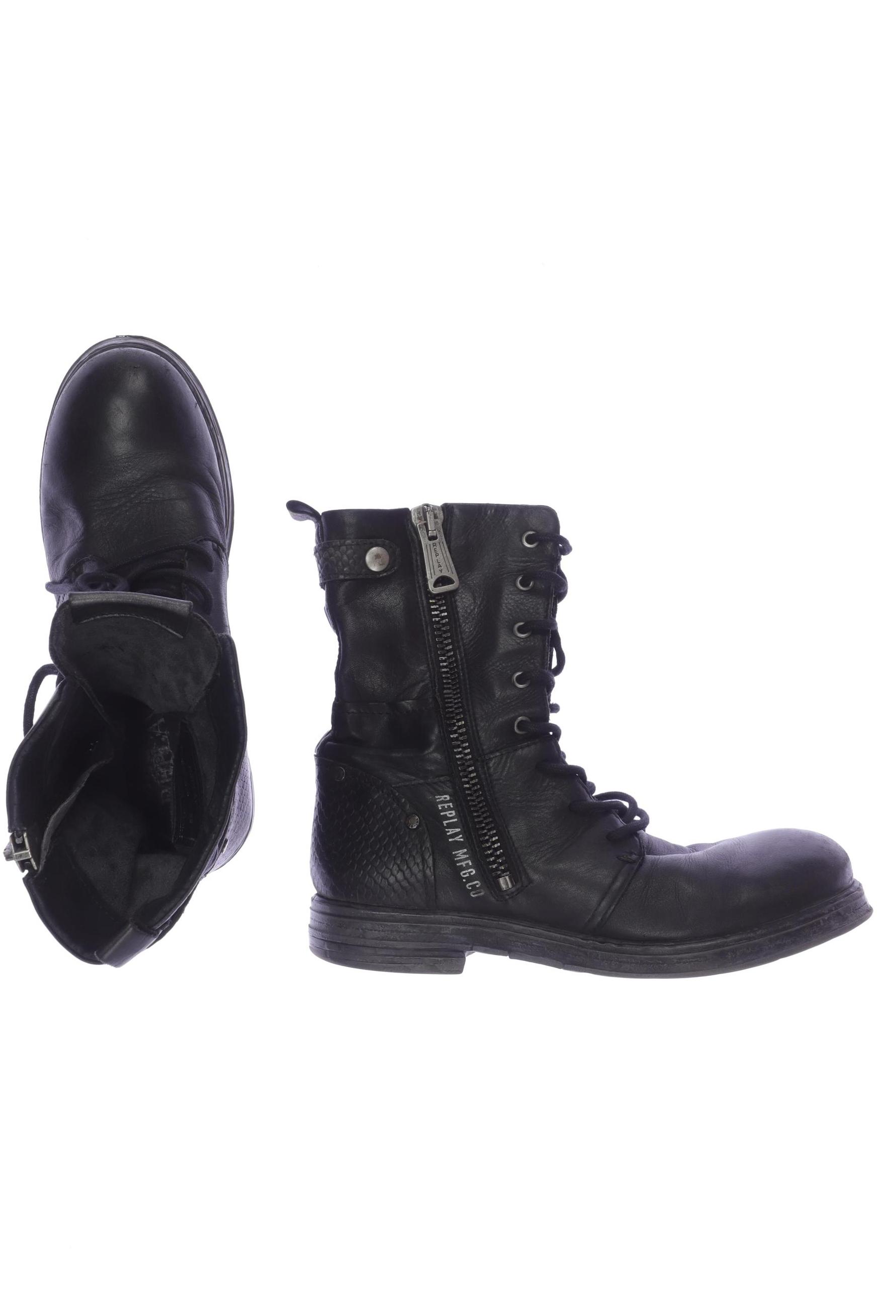 

Replay Herren Stiefel, schwarz, Gr. 39