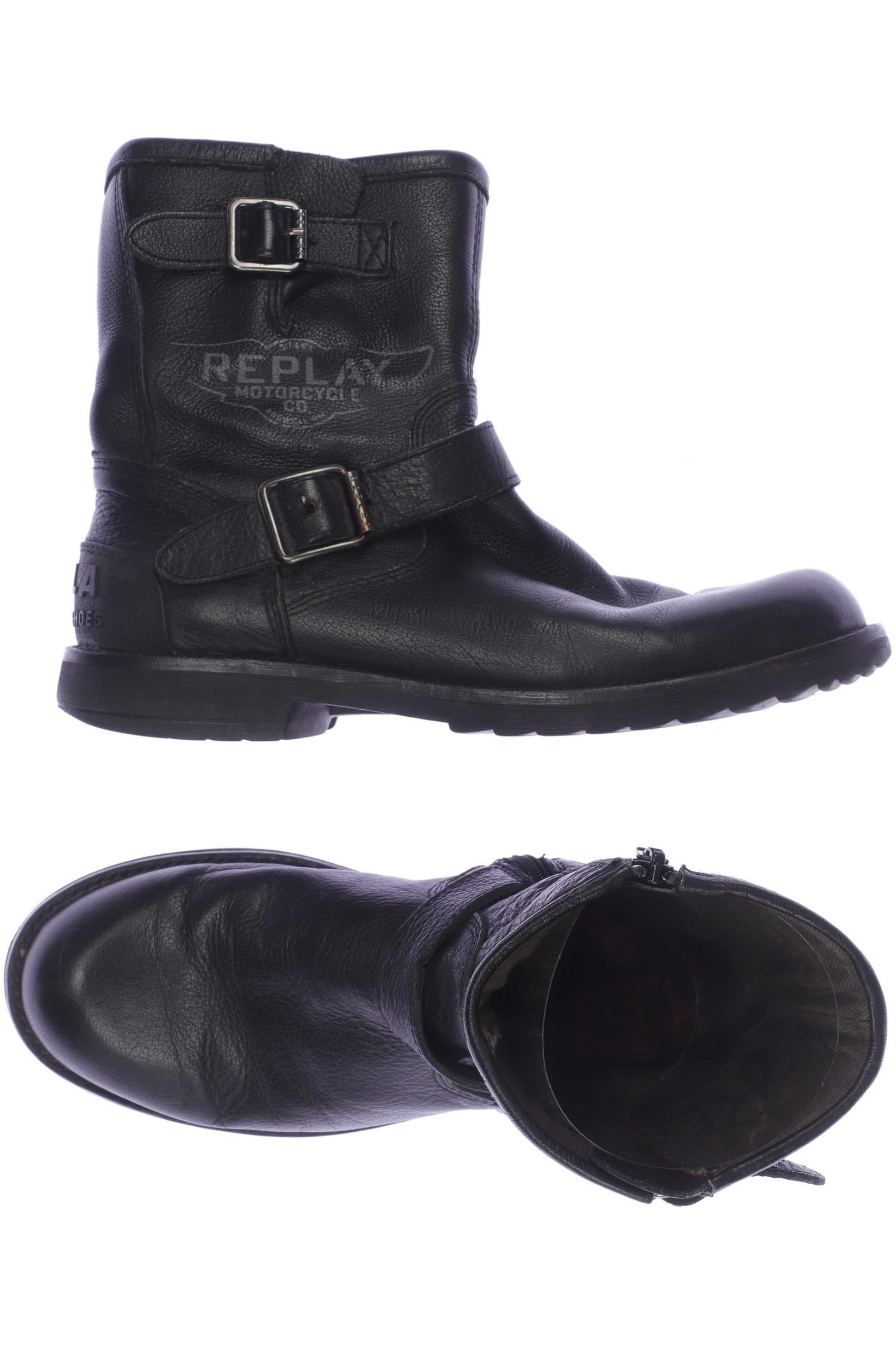 

Replay Herren Stiefel, schwarz, Gr. 43