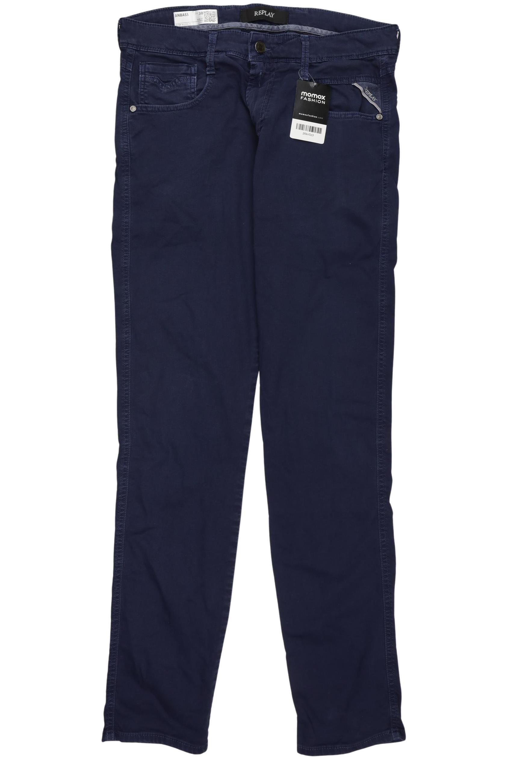 Thumbnail - Replay Herren Stoffhose, marineblau, Gr. 30