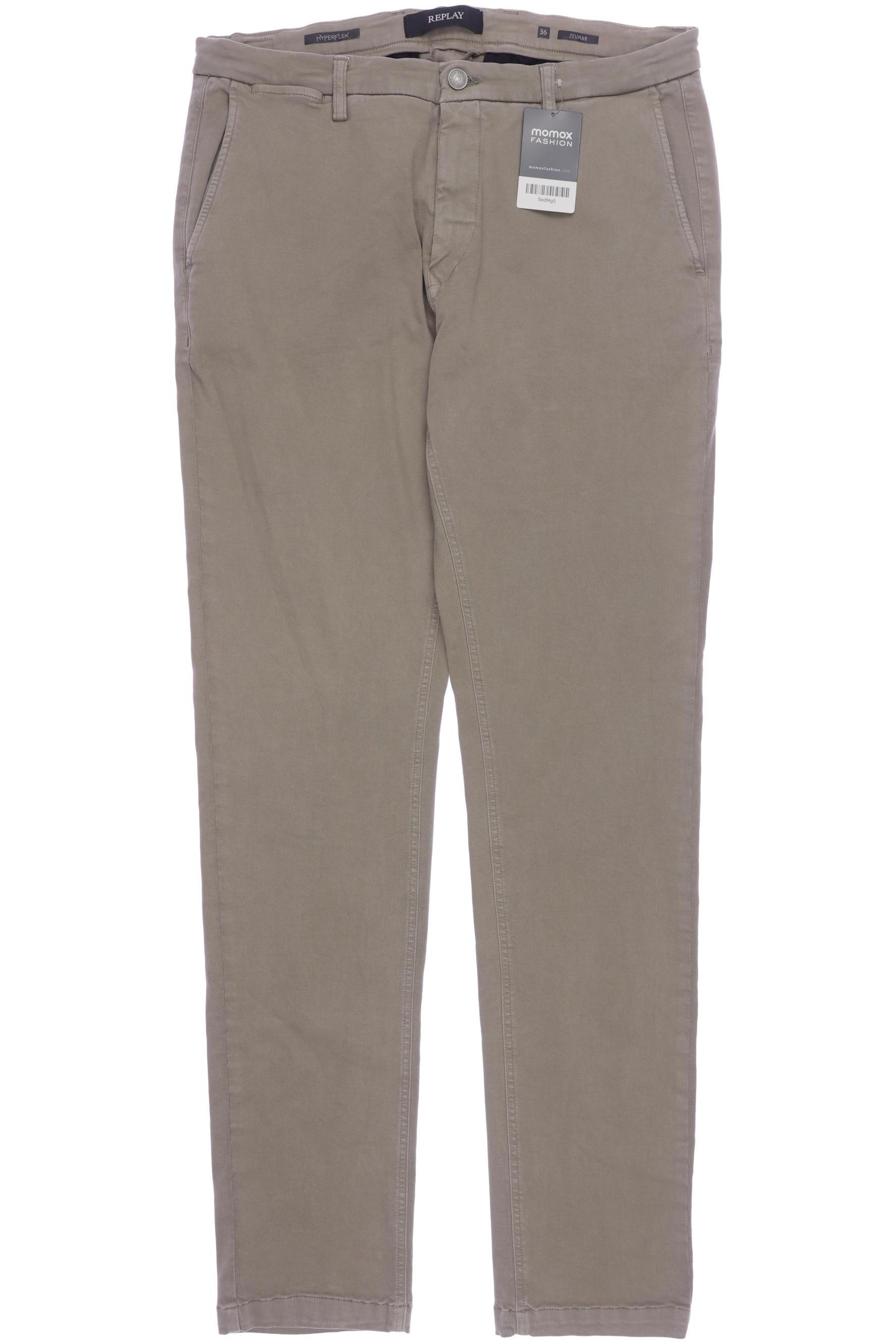 

Replay Herren Stoffhose, beige, Gr. 36