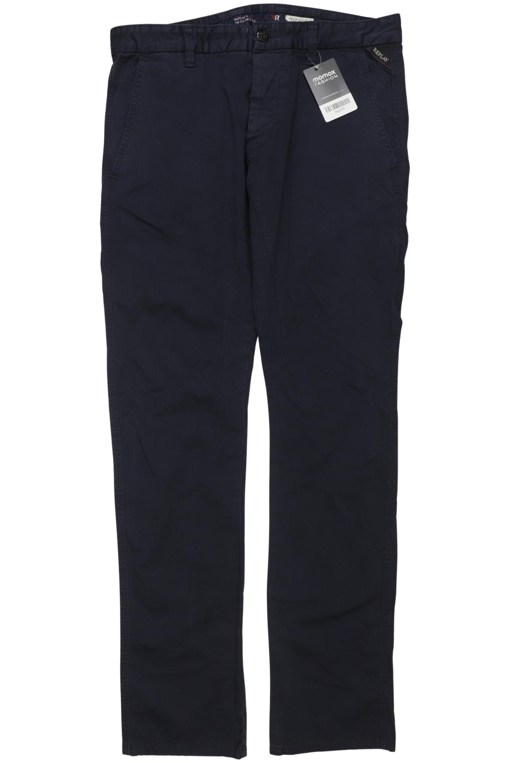 Thumbnail - Replay Herren Stoffhose, marineblau, Gr. 33