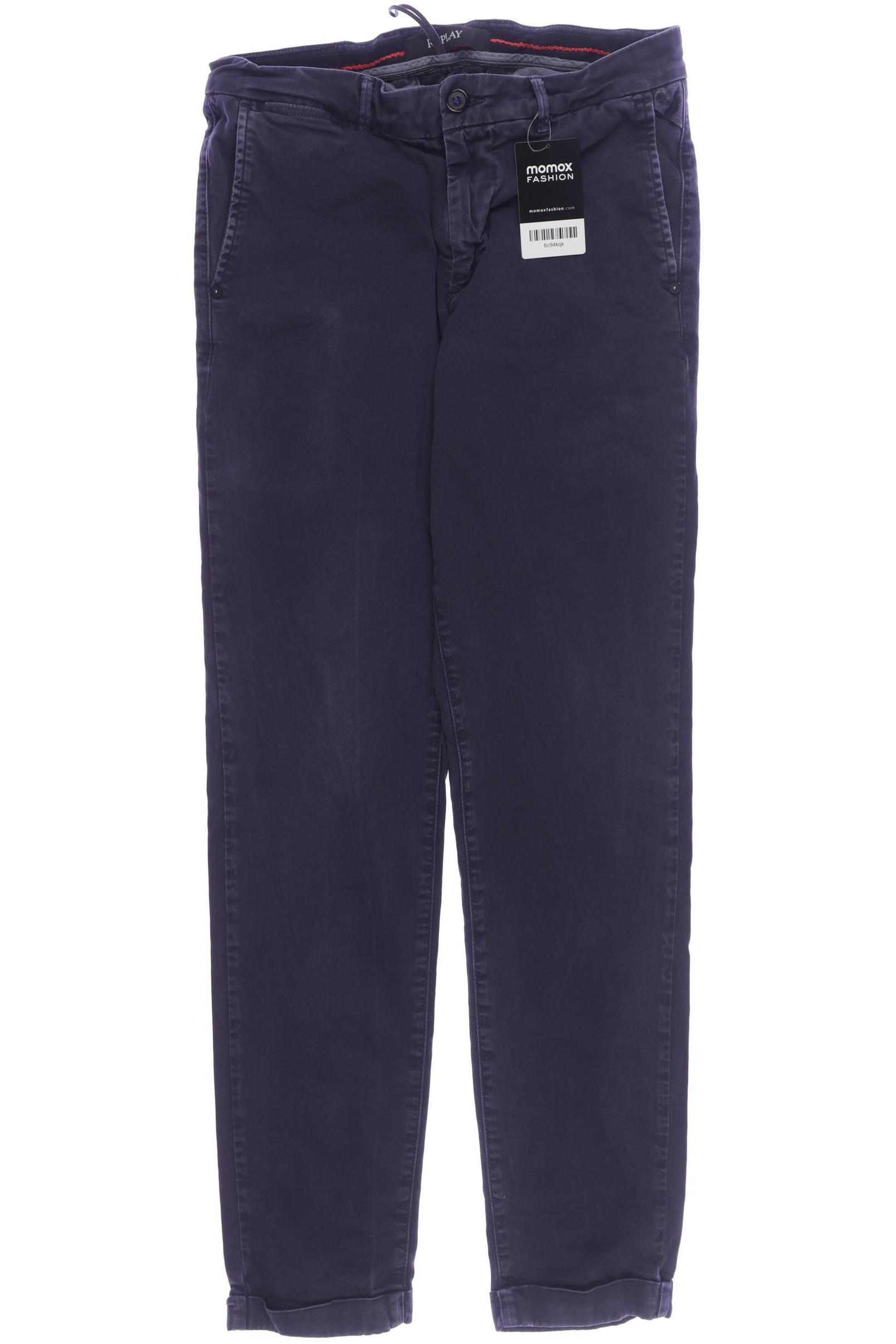 

Replay Herren Stoffhose, marineblau, Gr. 30