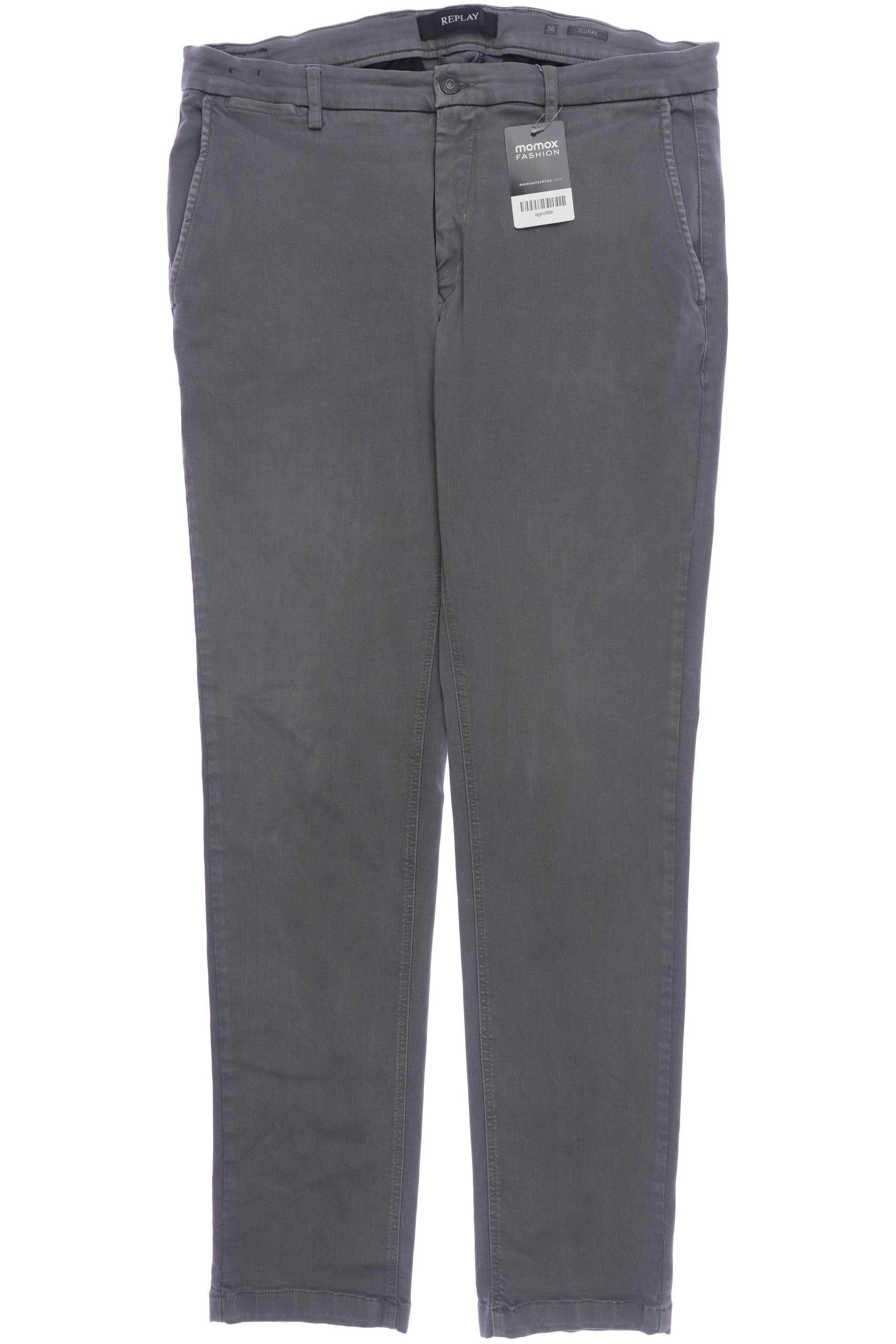 

Replay Herren Stoffhose, grau, Gr. 36
