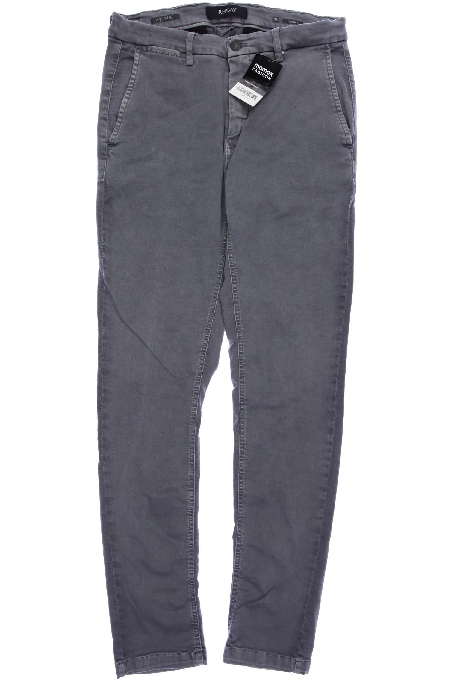 

Replay Herren Stoffhose, grau, Gr. 32