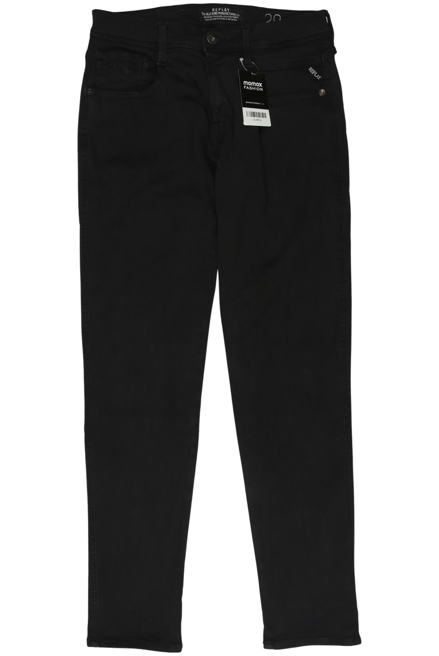 

Replay Herren Stoffhose, schwarz, Gr. 29