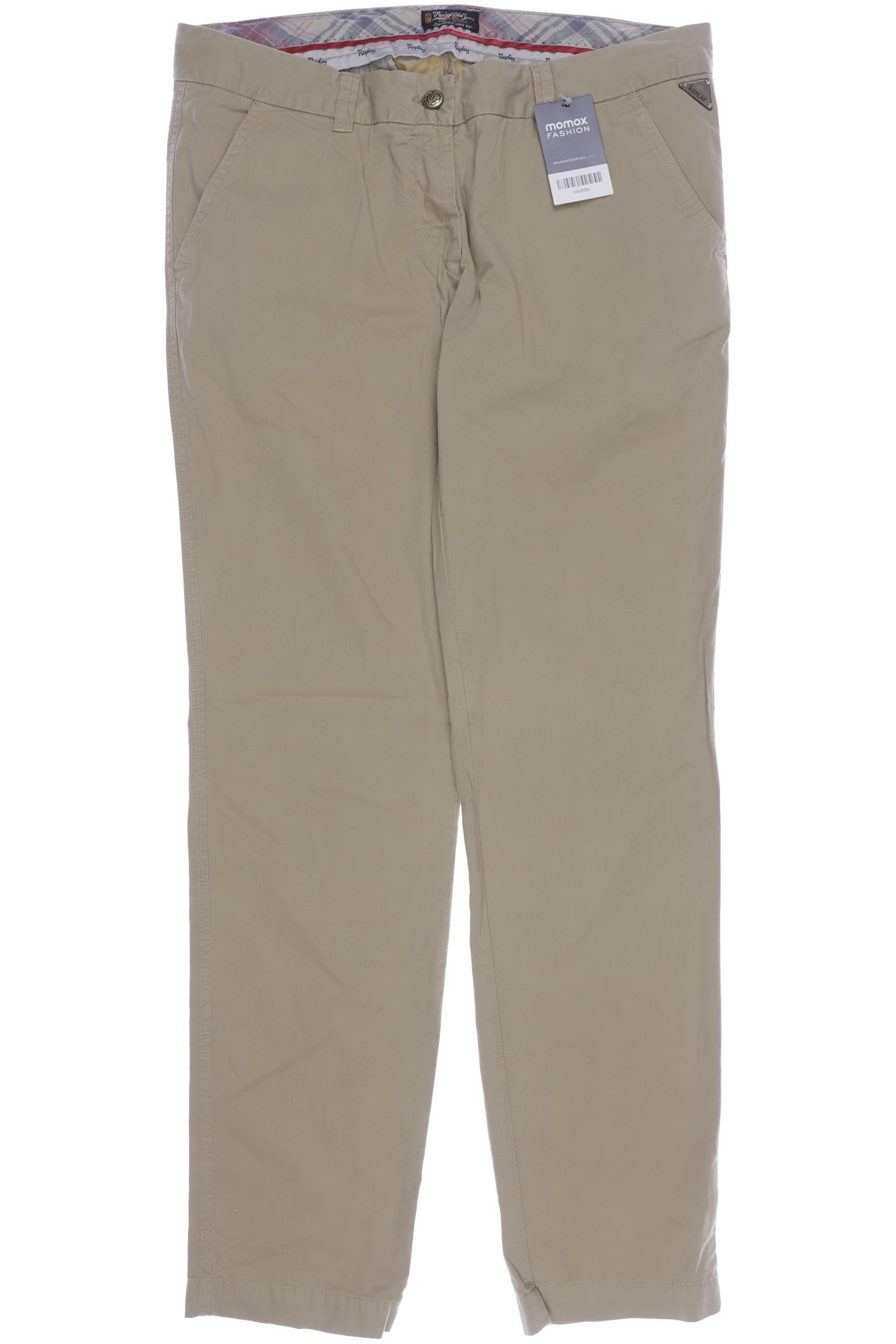 

Replay Herren Stoffhose, beige