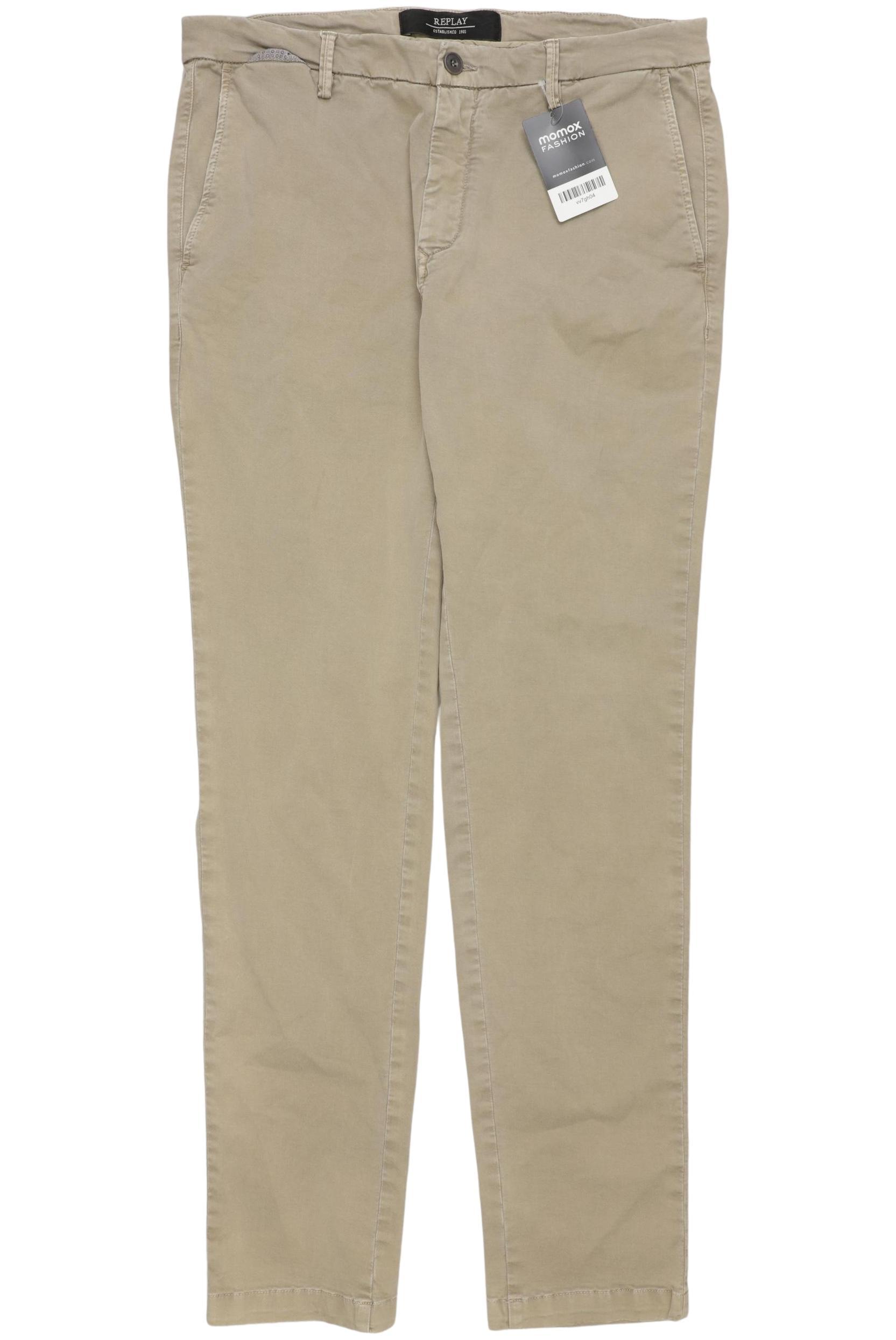 

Replay Herren Stoffhose, beige, Gr. 33