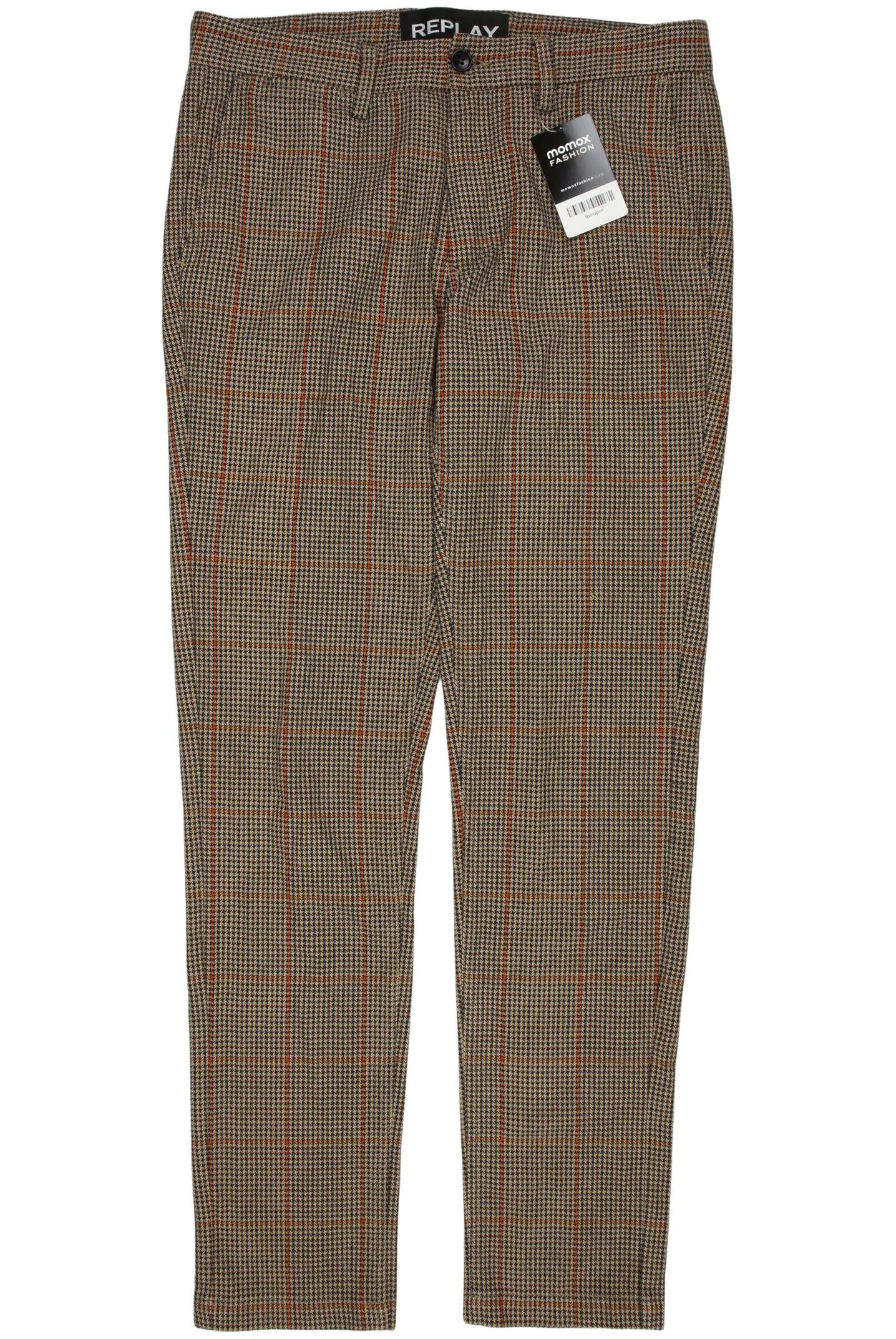 

Replay Herren Stoffhose, braun, Gr. 31