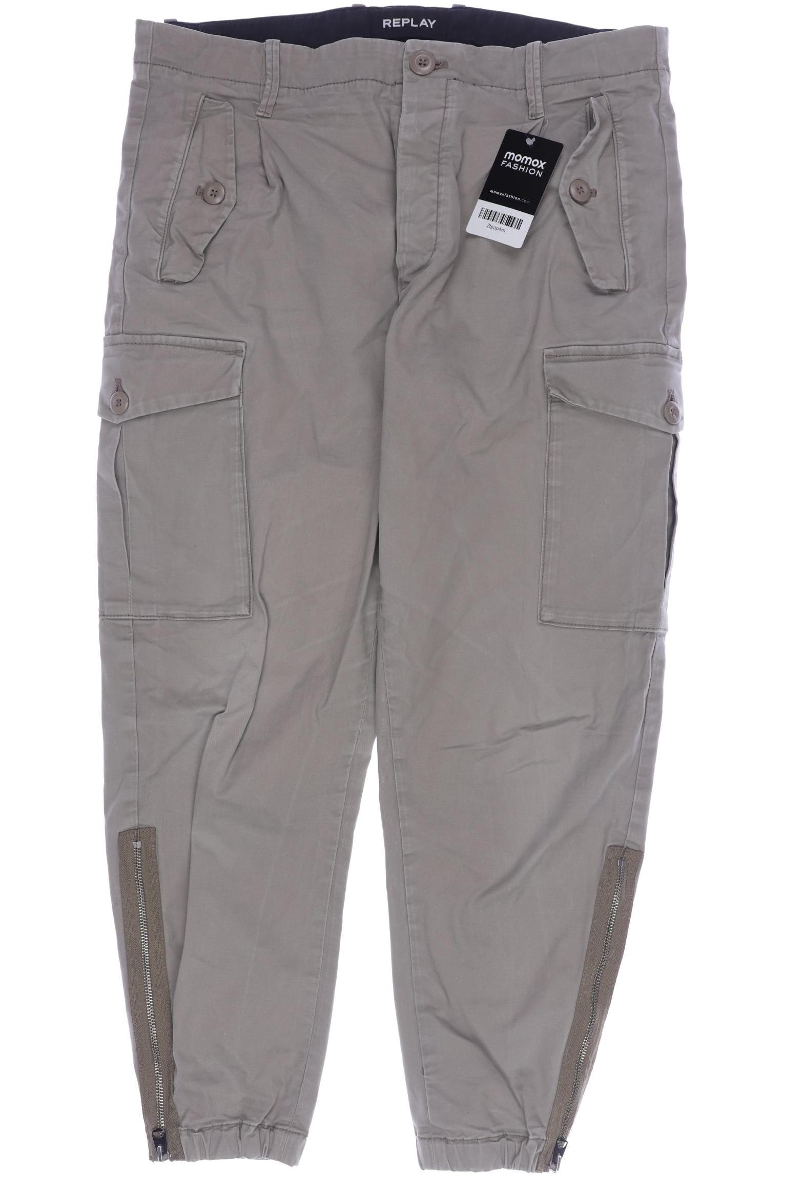 

Replay Herren Stoffhose, beige, Gr. 31