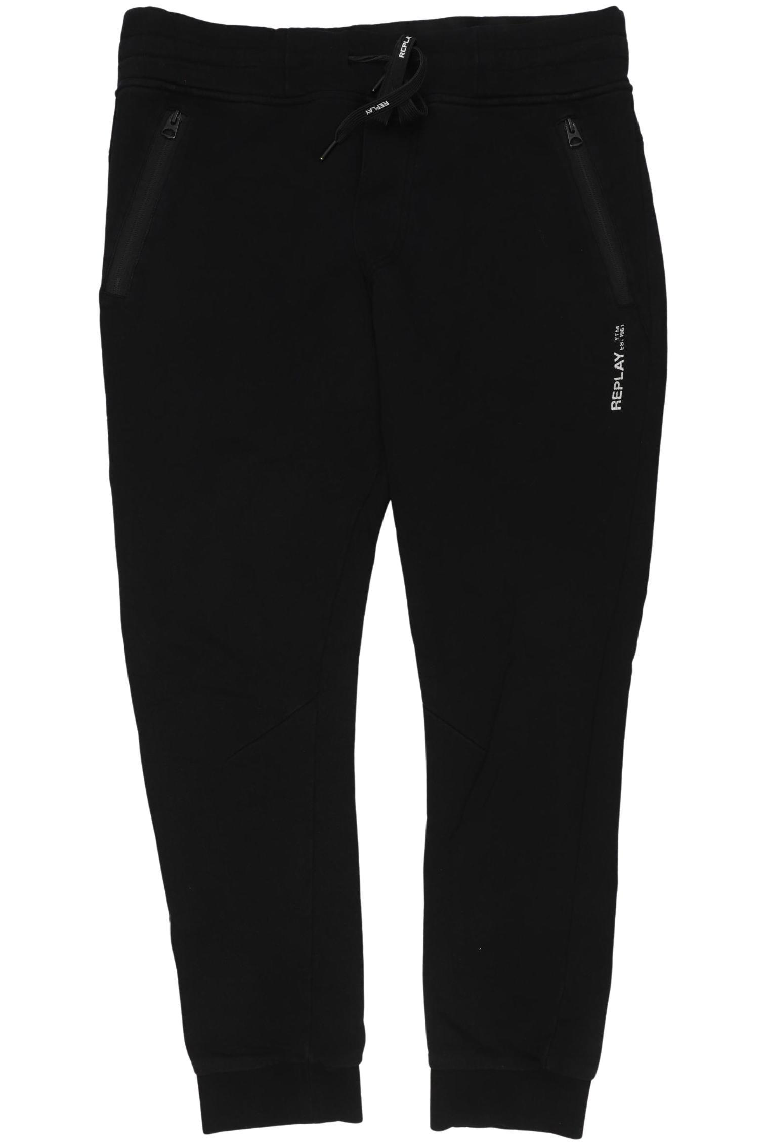 

Replay Herren Stoffhose, schwarz, Gr. 0