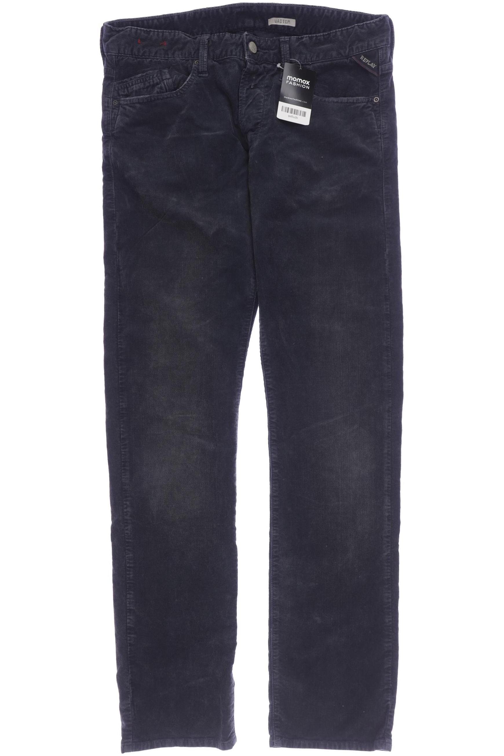 

Replay Herren Stoffhose, marineblau, Gr. 33