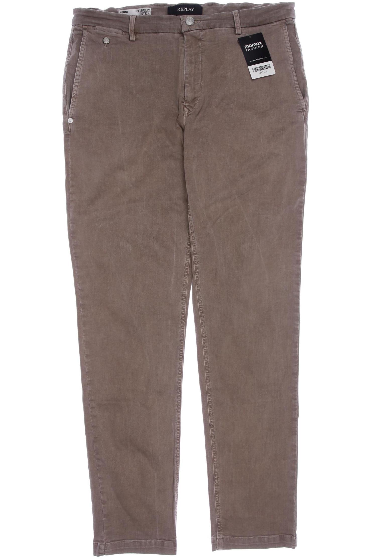 

Replay Herren Stoffhose, beige, Gr. 33