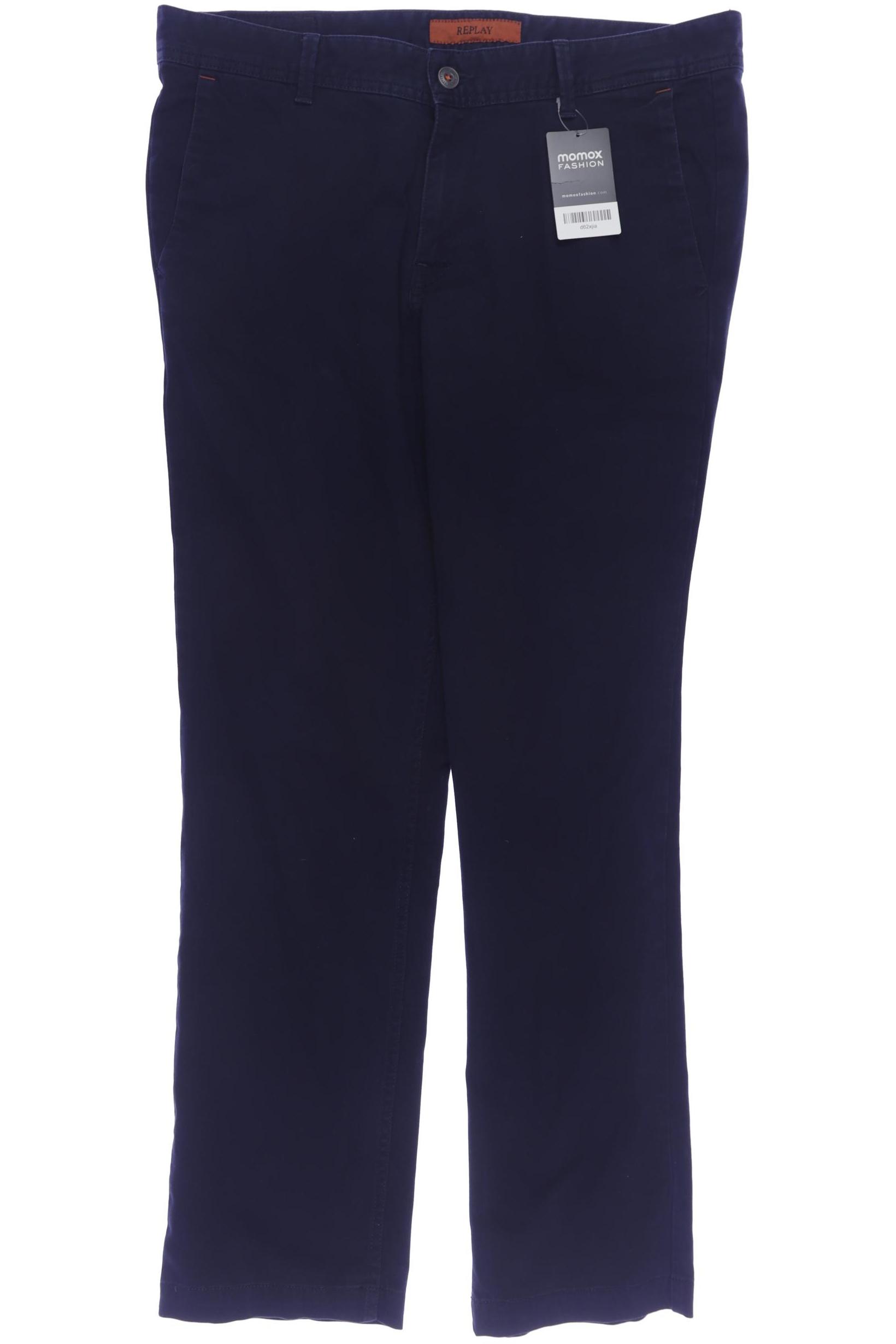 Thumbnail - Replay Herren Stoffhose, marineblau, Gr. 35