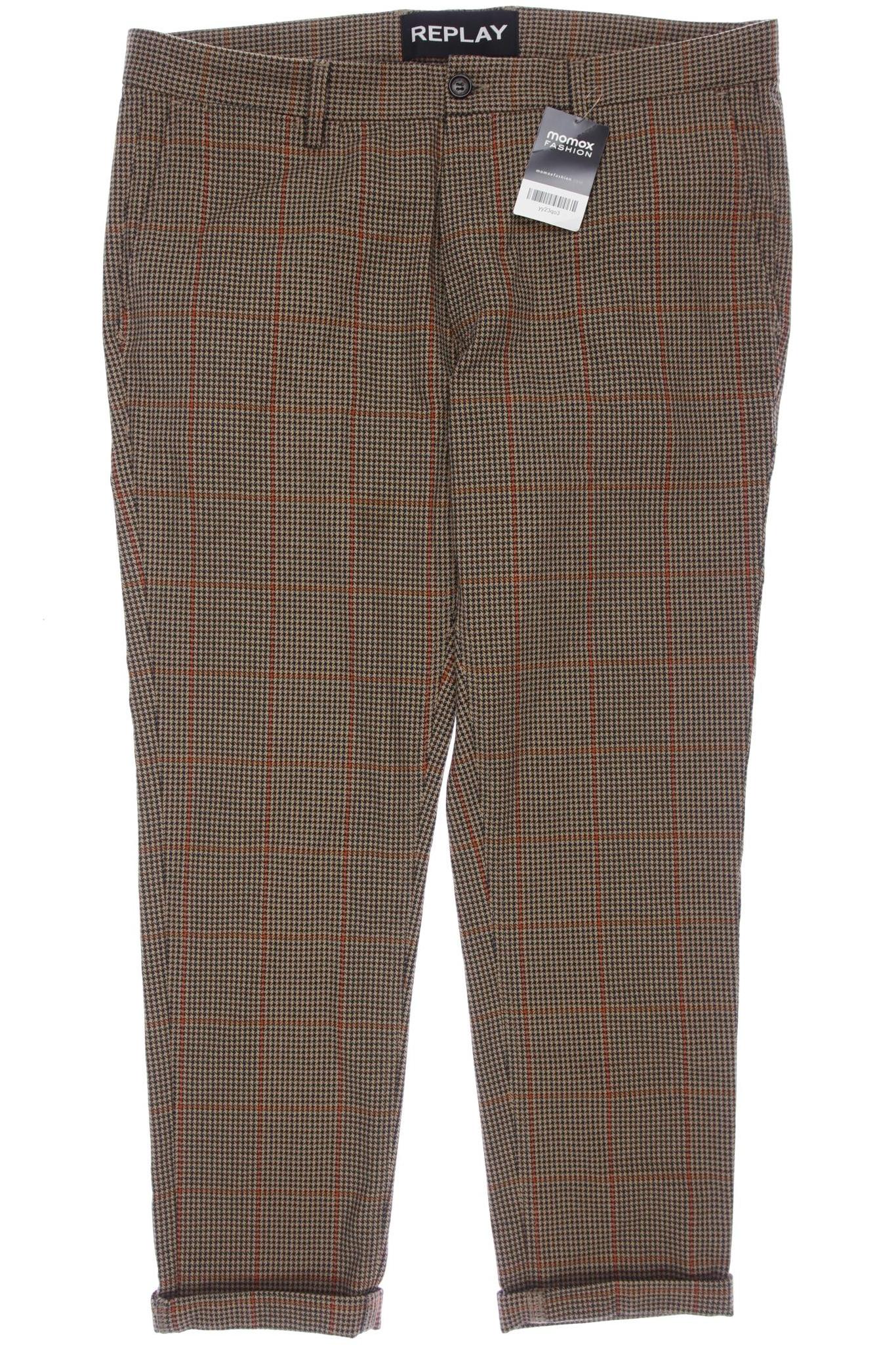 

Replay Herren Stoffhose, braun, Gr. 36