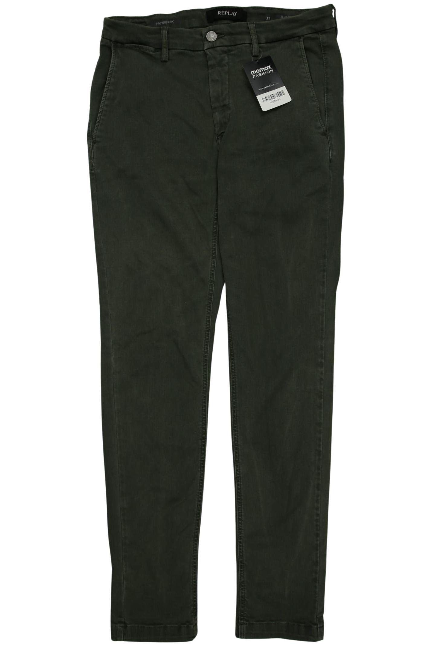 

Replay Herren Stoffhose, grün, Gr. 31