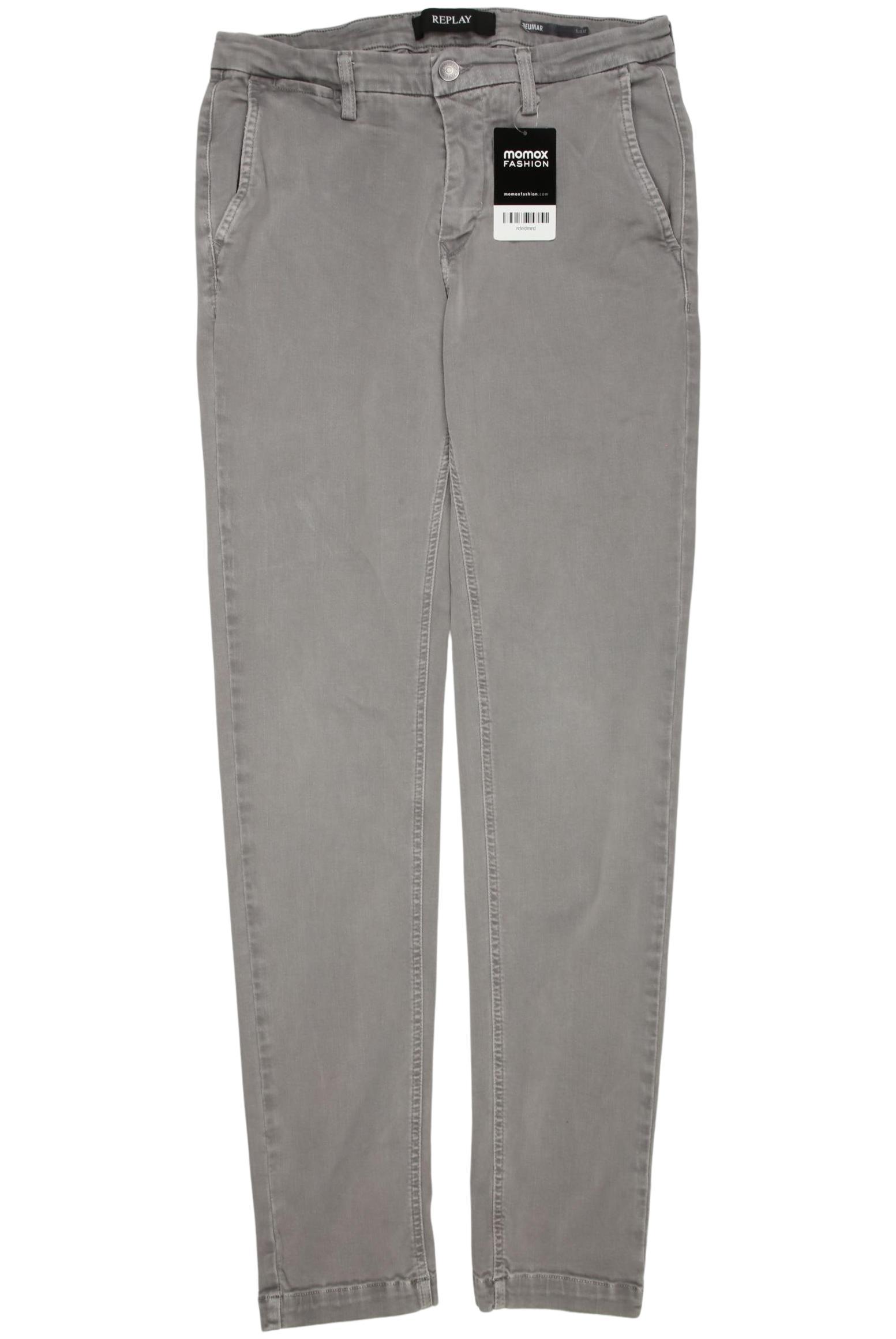 Thumbnail - Replay Herren Stoffhose, grau, Gr. 29