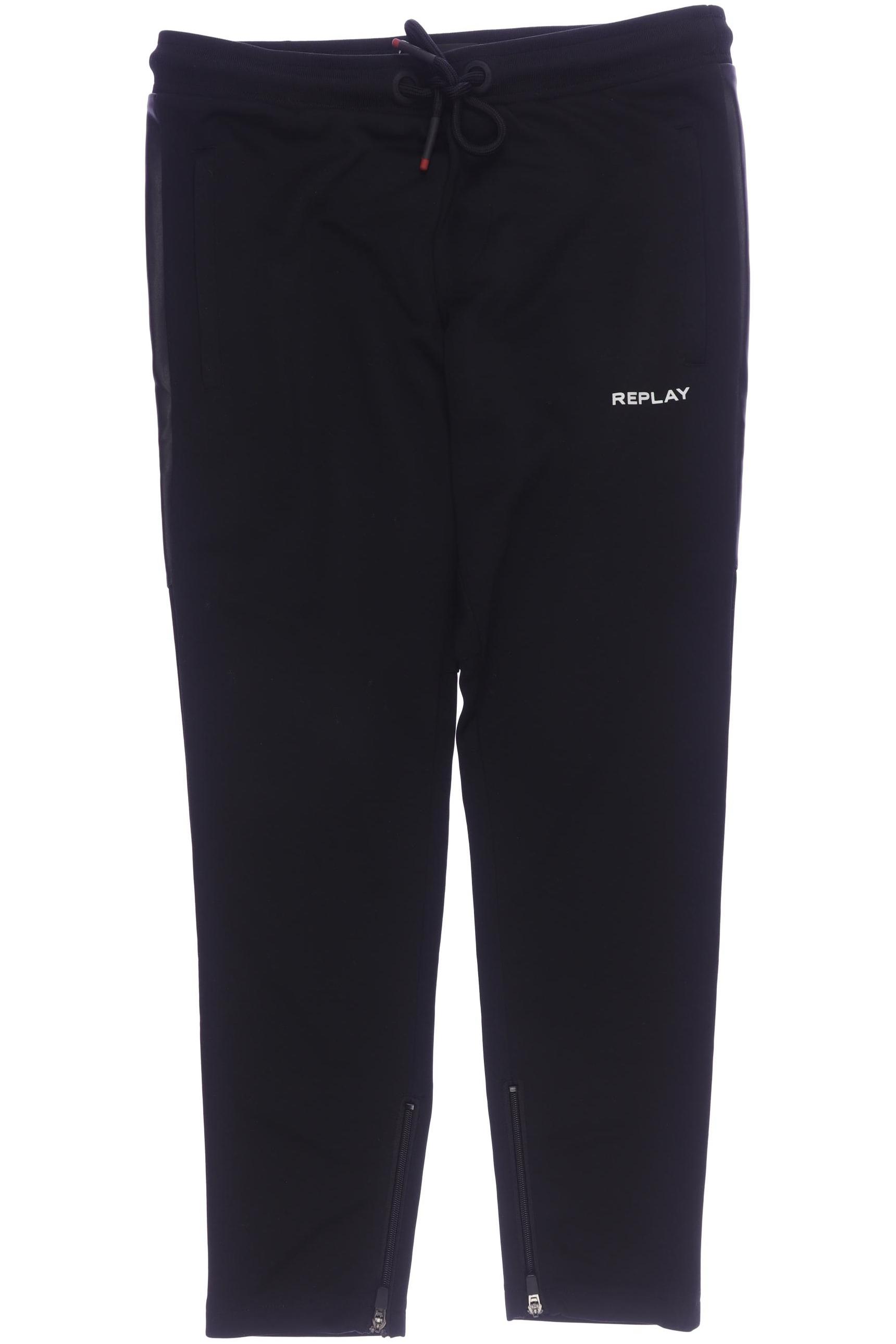 

Replay Herren Stoffhose, schwarz, Gr. 32
