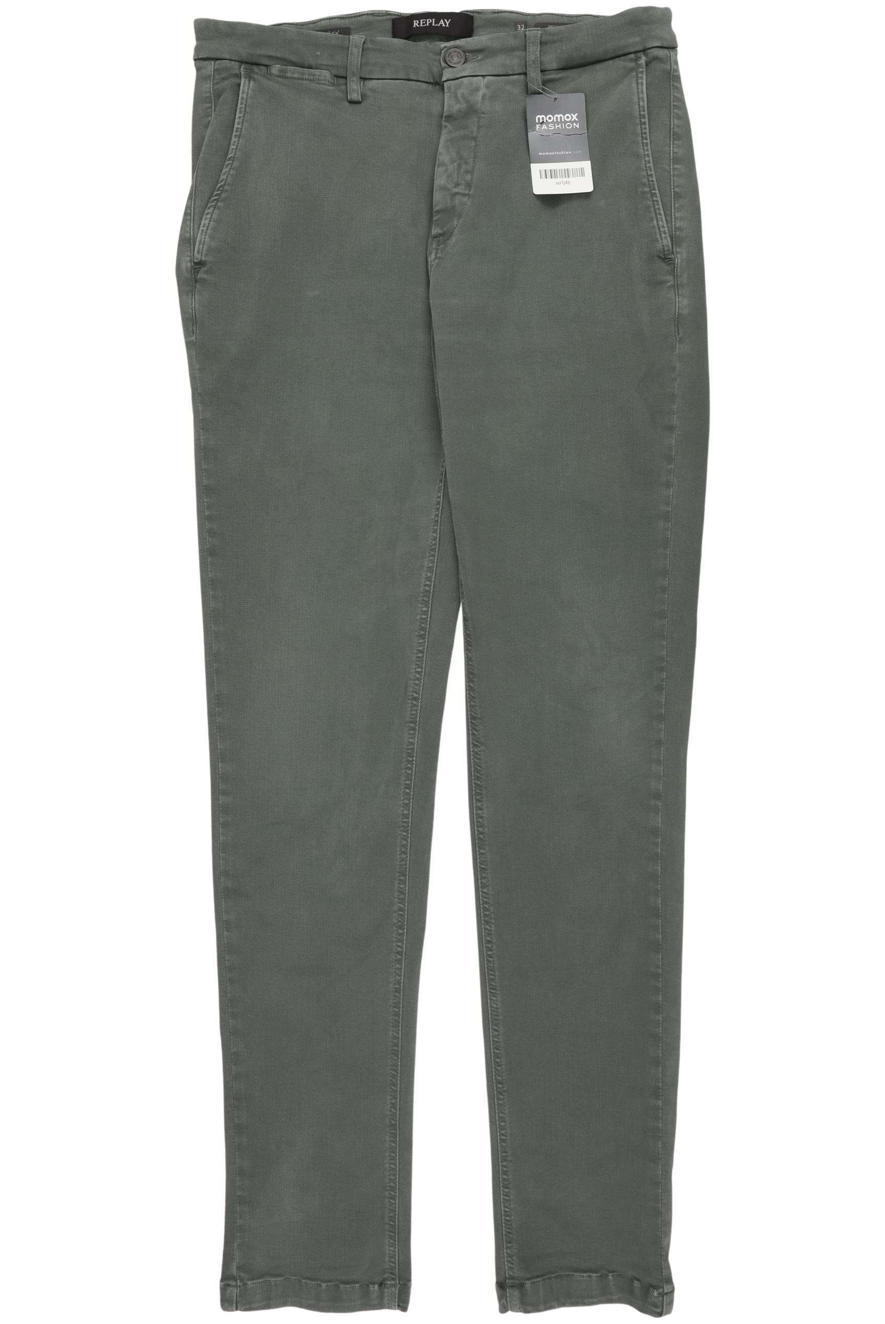 

Replay Herren Stoffhose, grün, Gr. 32