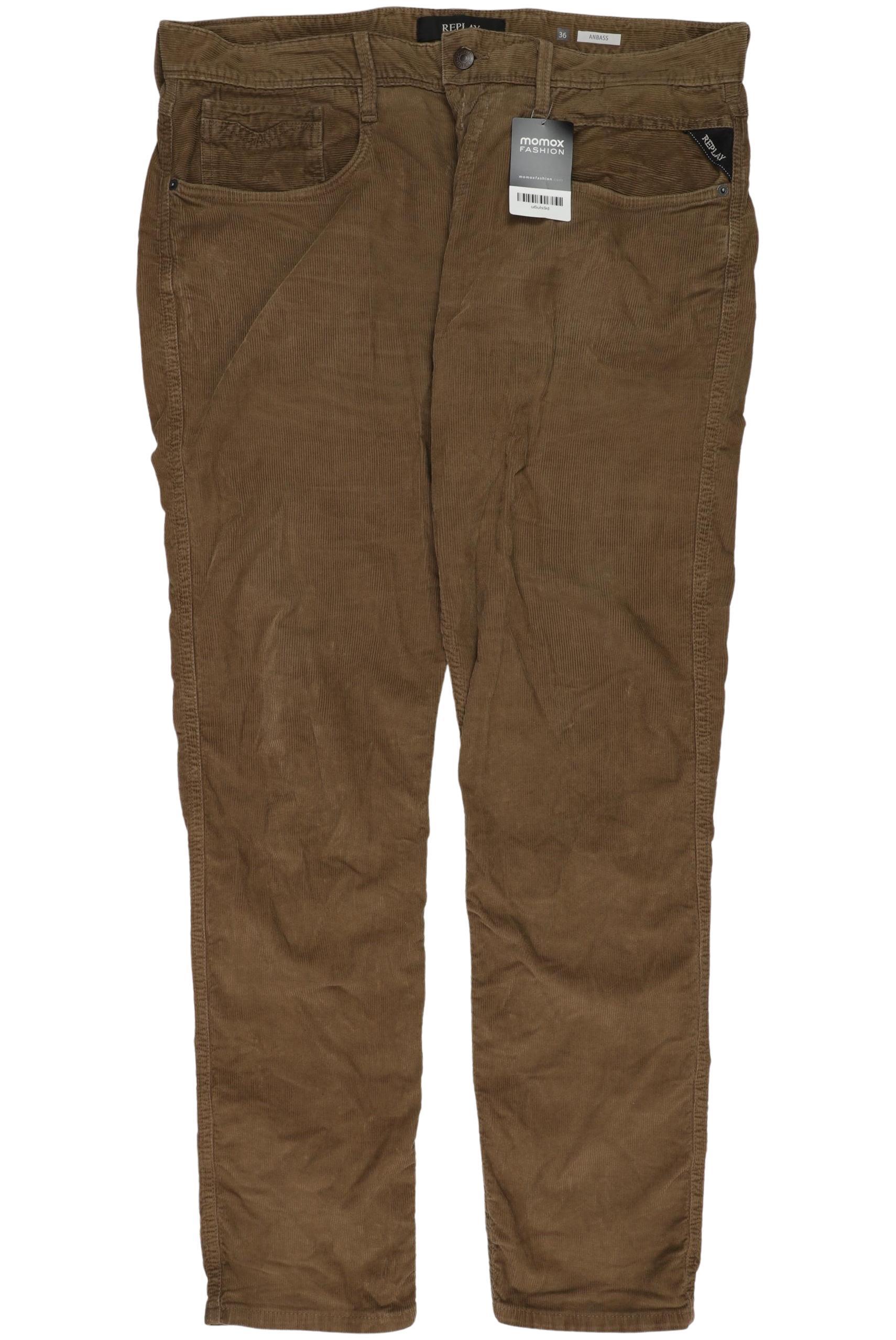 

Replay Herren Stoffhose, braun, Gr. 36