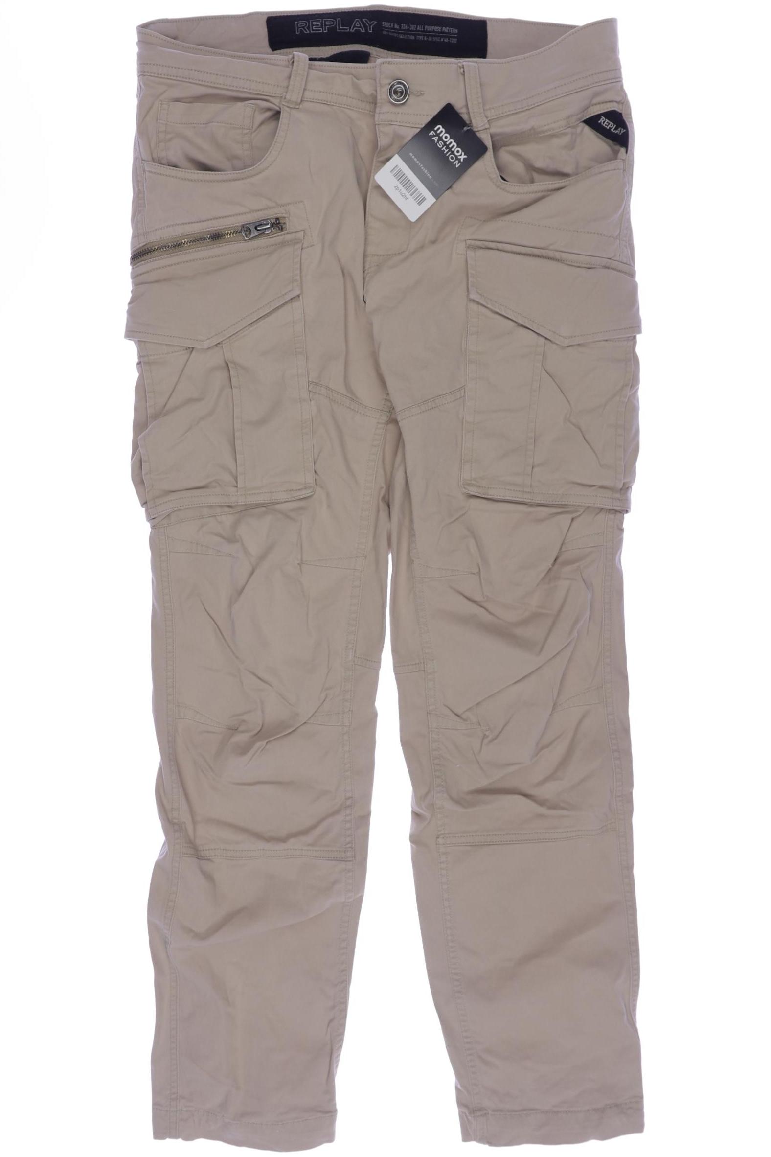 

Replay Herren Stoffhose, beige, Gr. 29