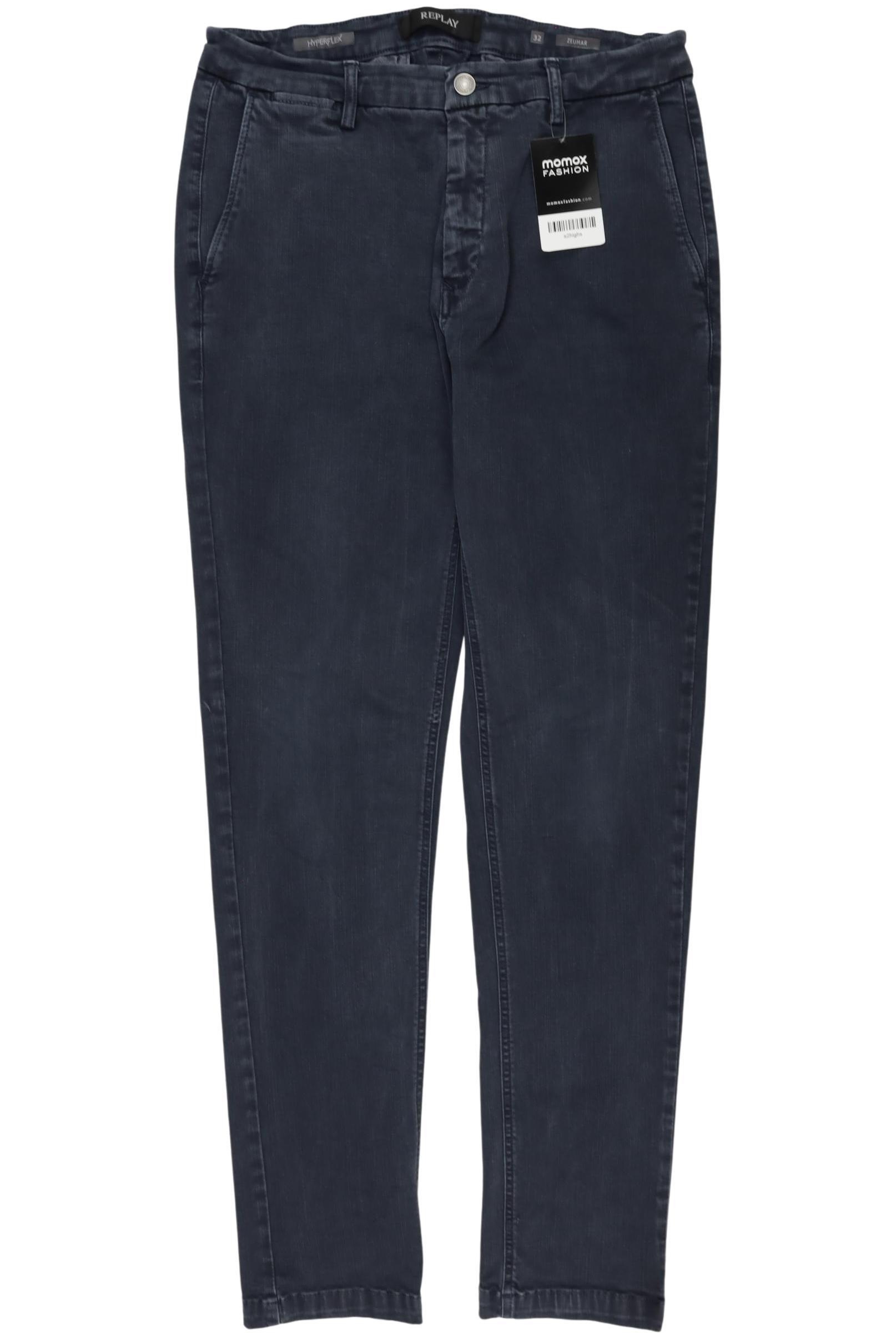 

Replay Herren Stoffhose, marineblau, Gr. 32