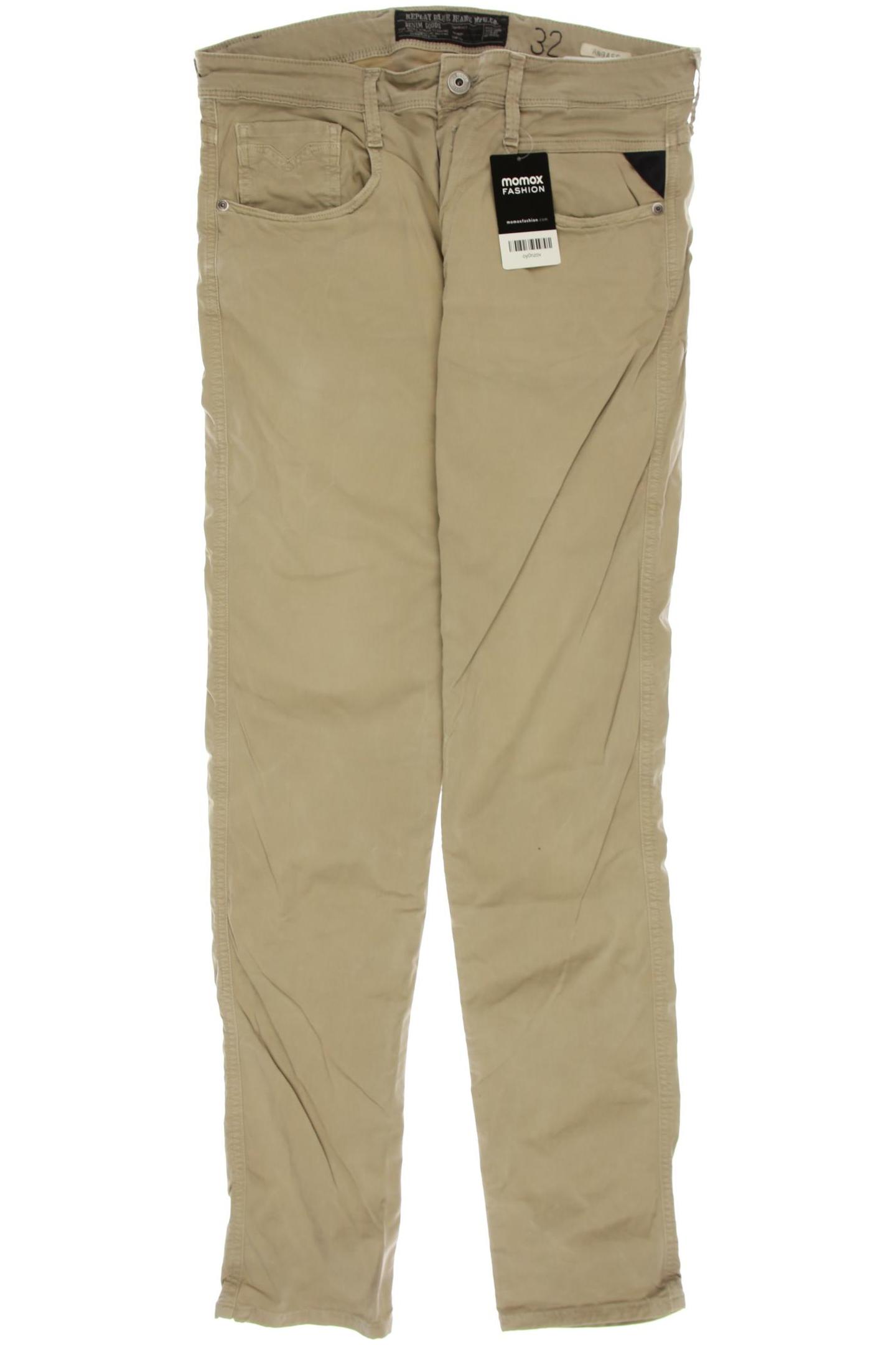 

Replay Herren Stoffhose, beige, Gr. 32