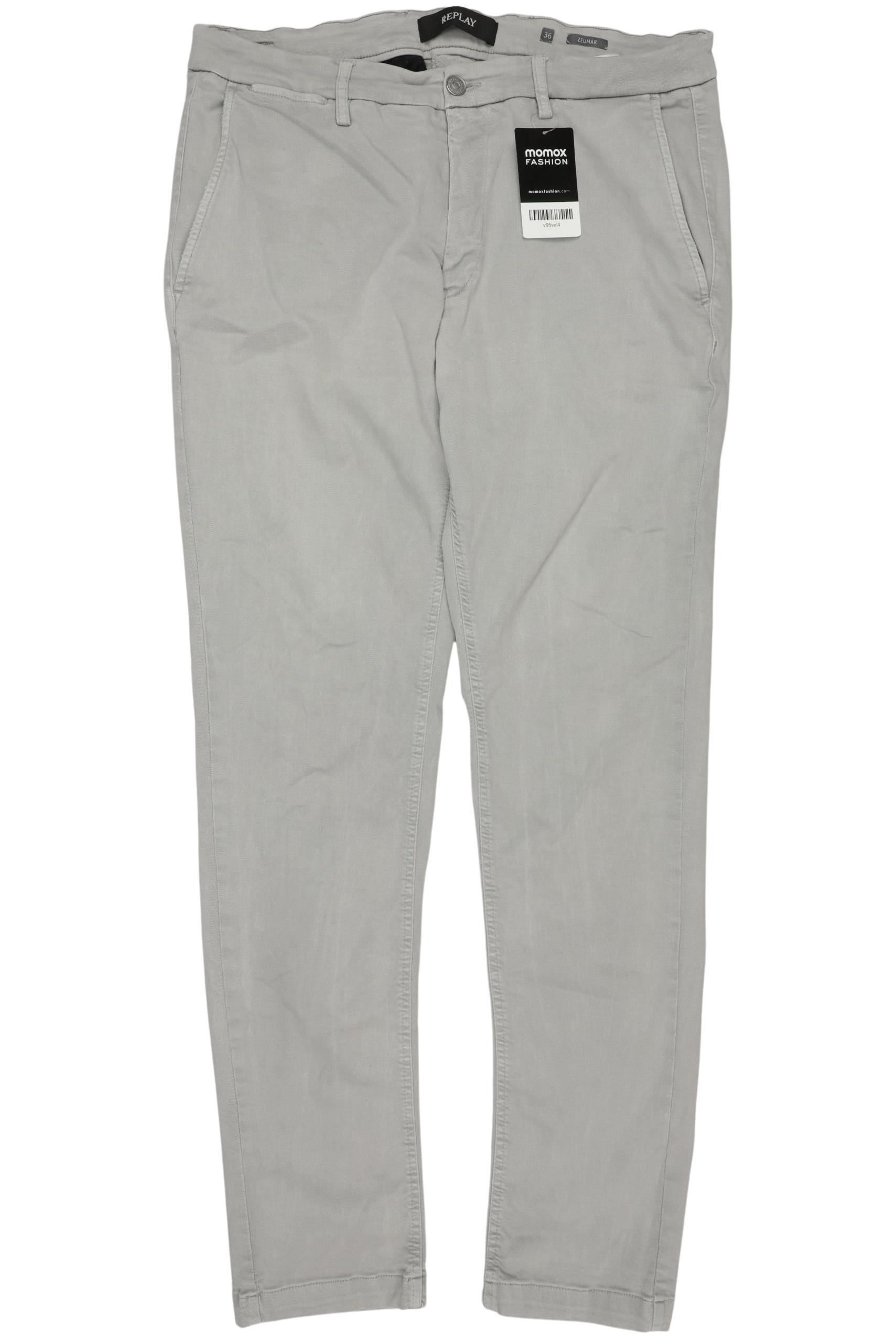 Thumbnail - Replay Herren Stoffhose, grau, Gr. 36