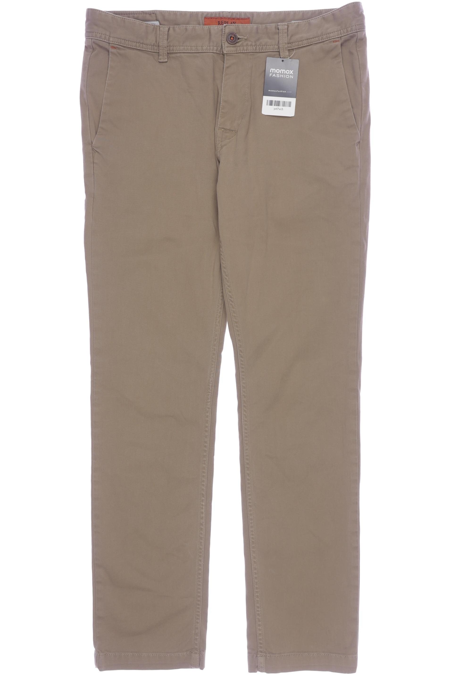 

Replay Herren Stoffhose, braun, Gr. 32