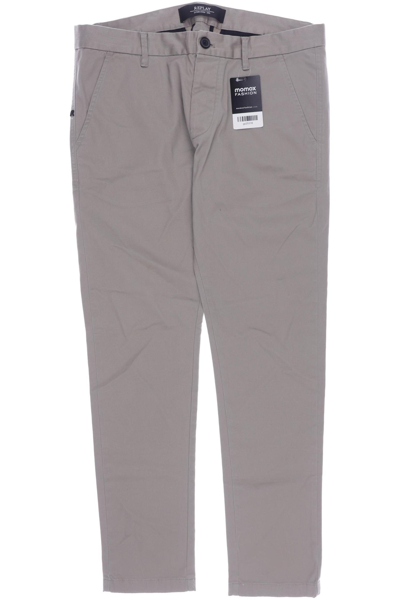 

Replay Herren Stoffhose, beige