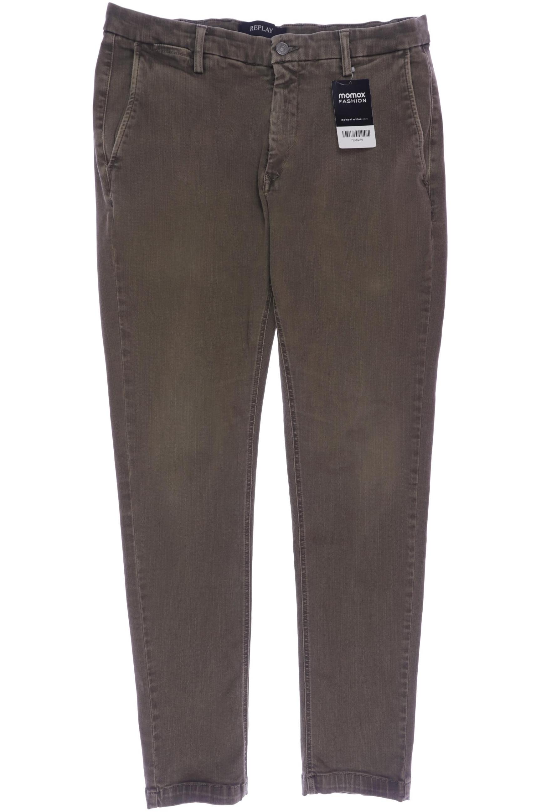 

Replay Herren Stoffhose, braun, Gr. 34