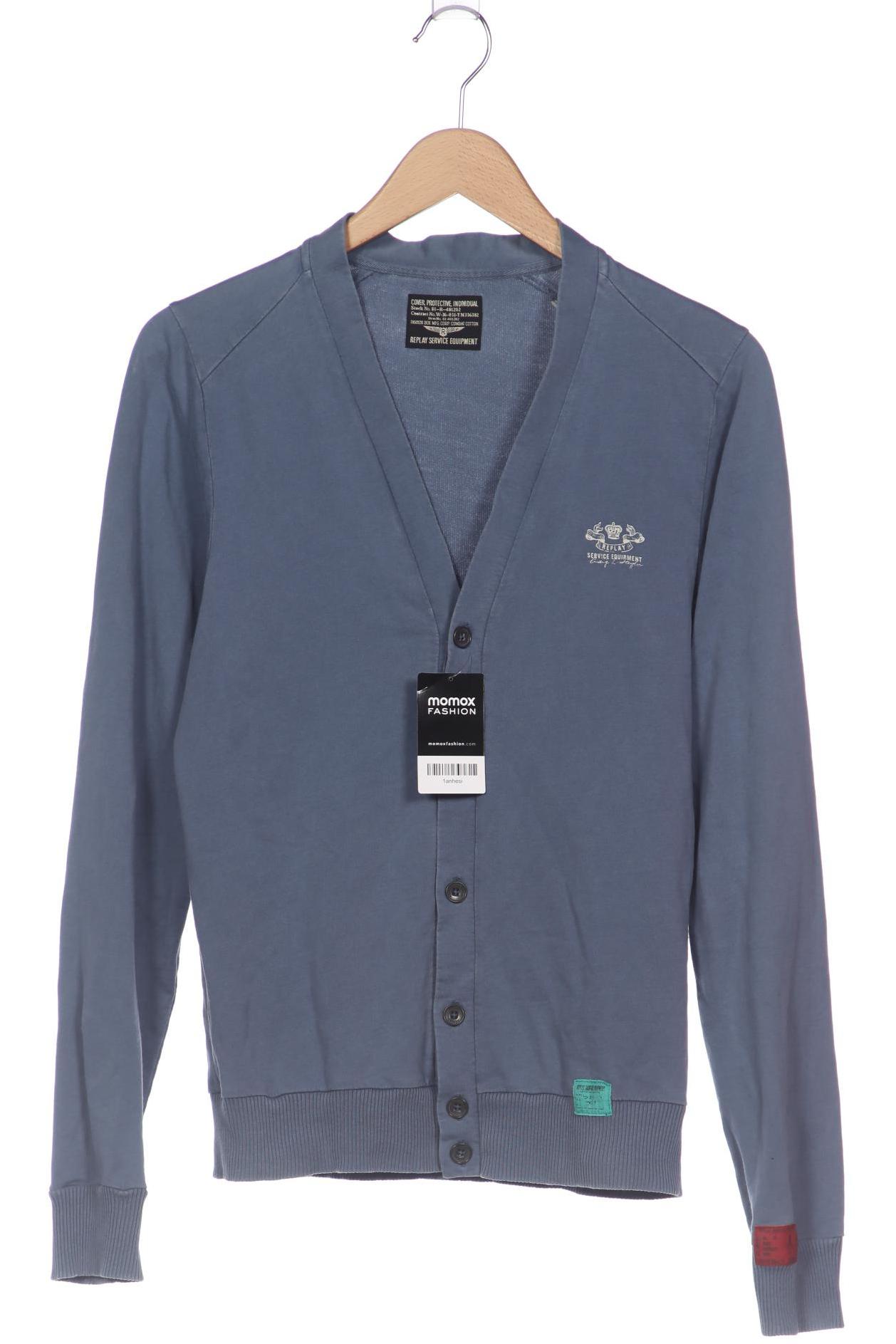 

Replay Herren Strickjacke, blau, Gr. 46