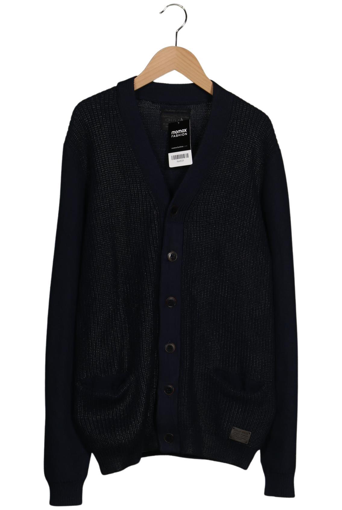 Thumbnail - Replay Herren Strickjacke, marineblau, Gr. 52