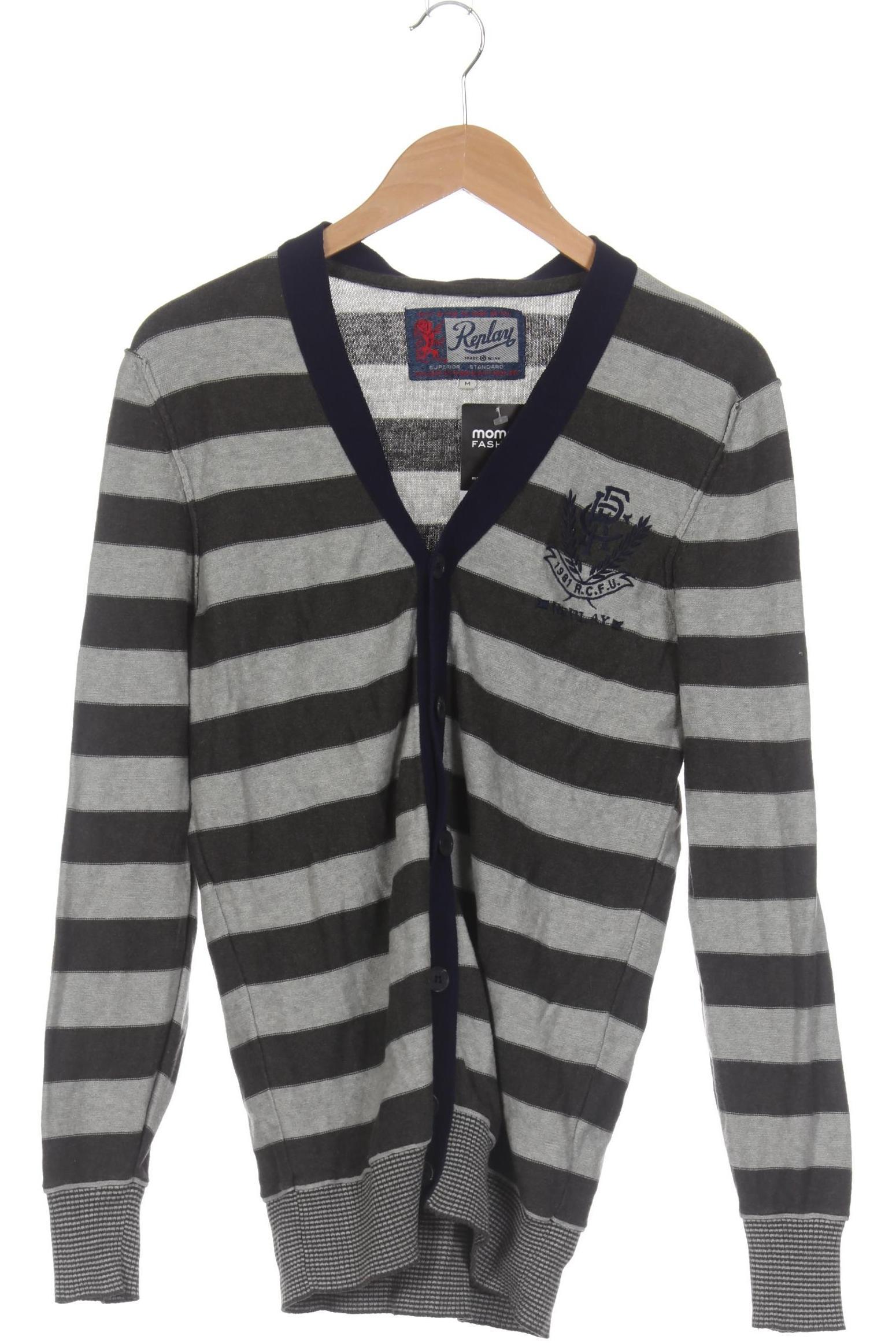 

Replay Herren Strickjacke, grau, Gr.