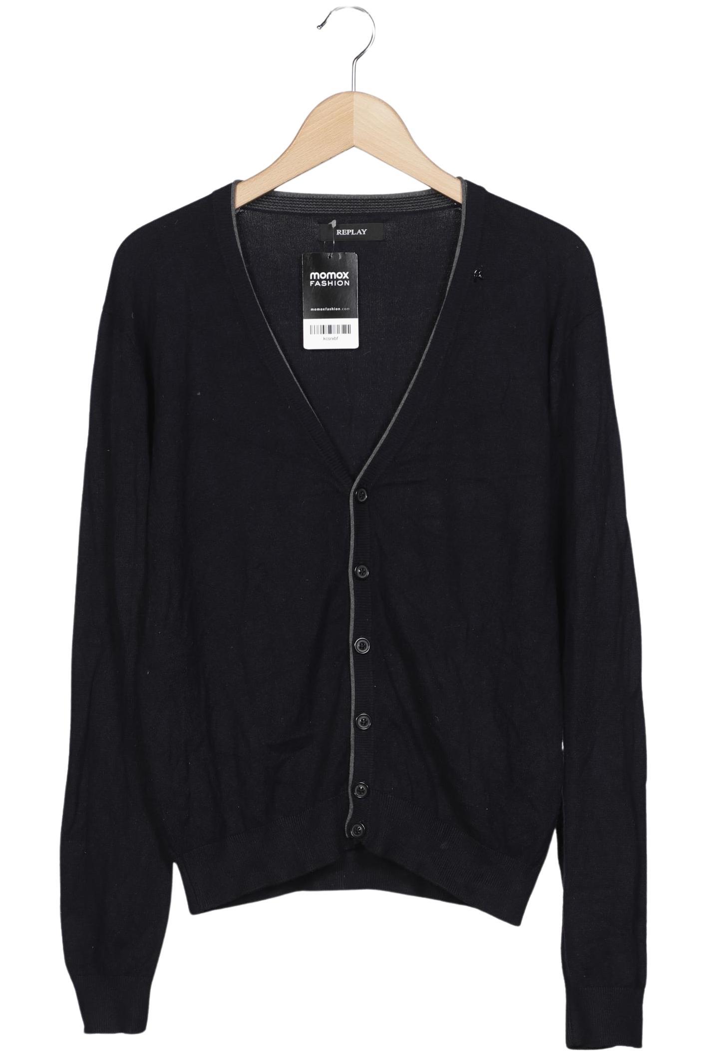 

Replay Herren Strickjacke, marineblau, Gr. 48