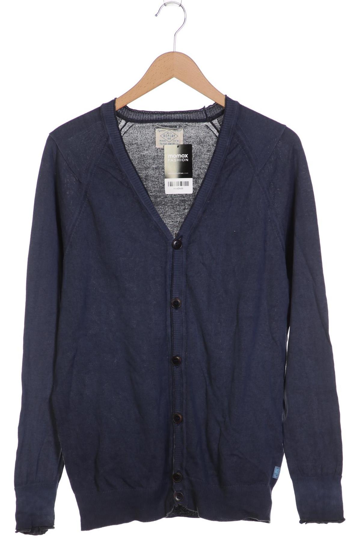 

Replay Herren Strickjacke, blau