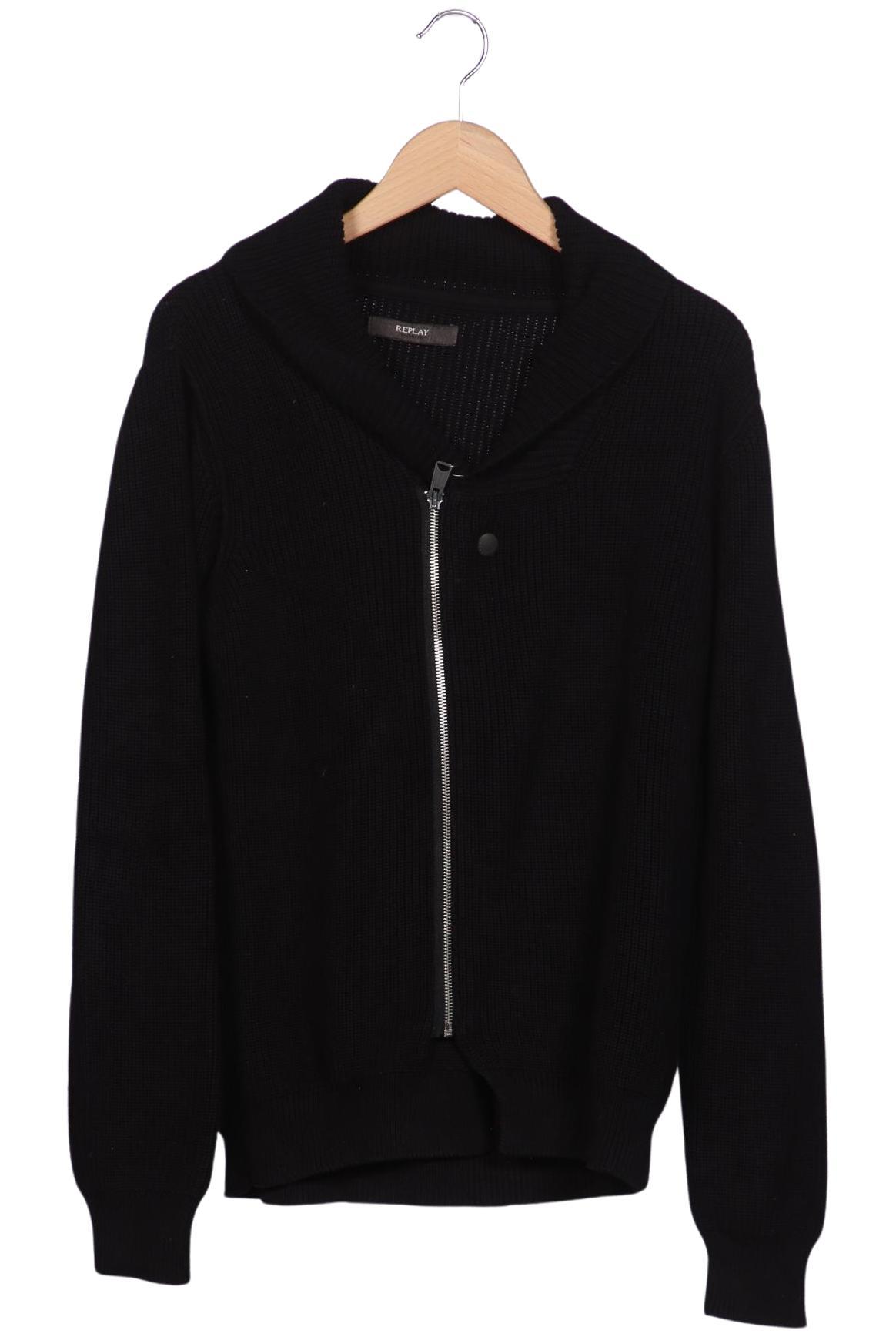 Thumbnail - Replay Herren Strickjacke, schwarz, Gr. 52