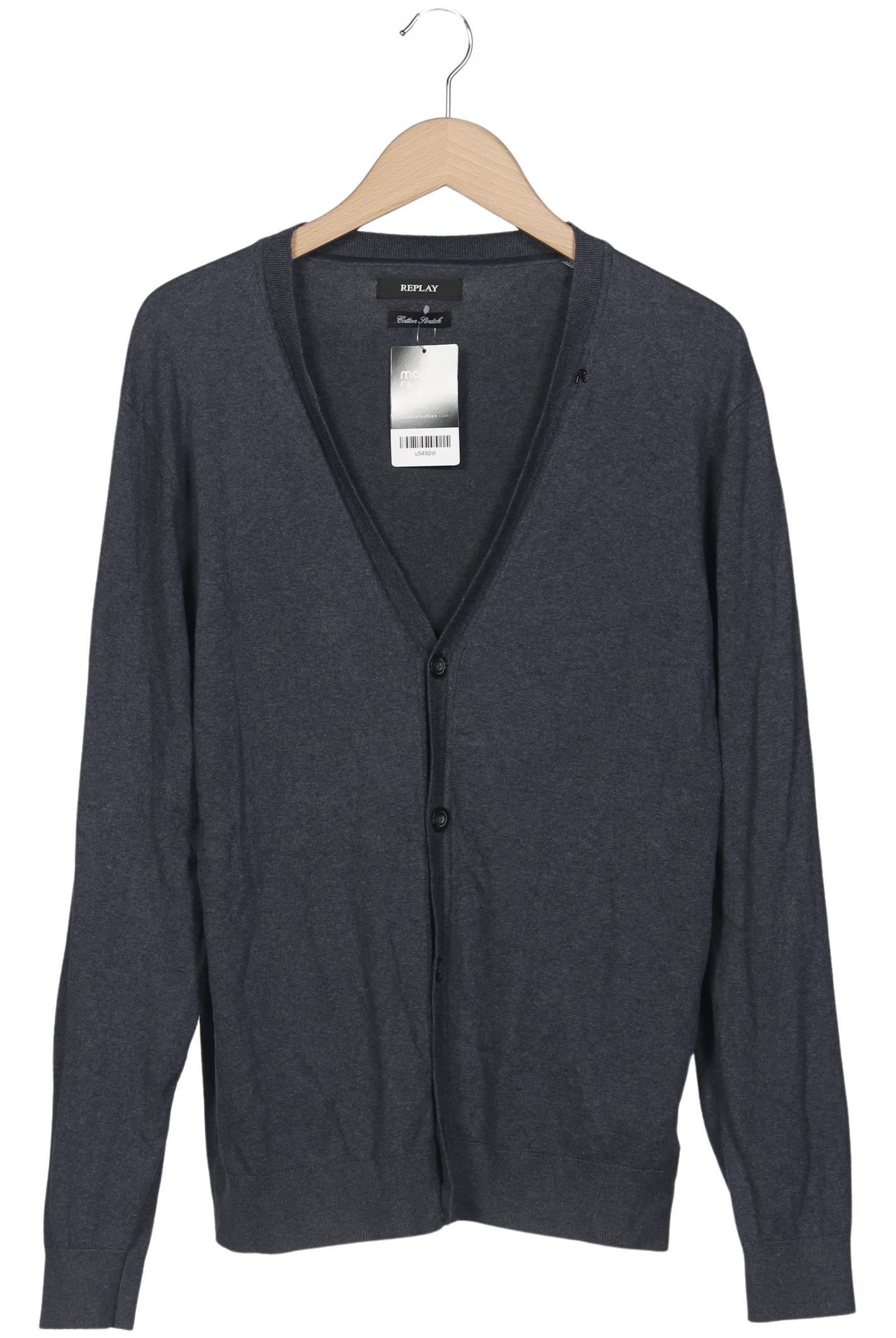 

Replay Herren Strickjacke, marineblau, Gr. 52