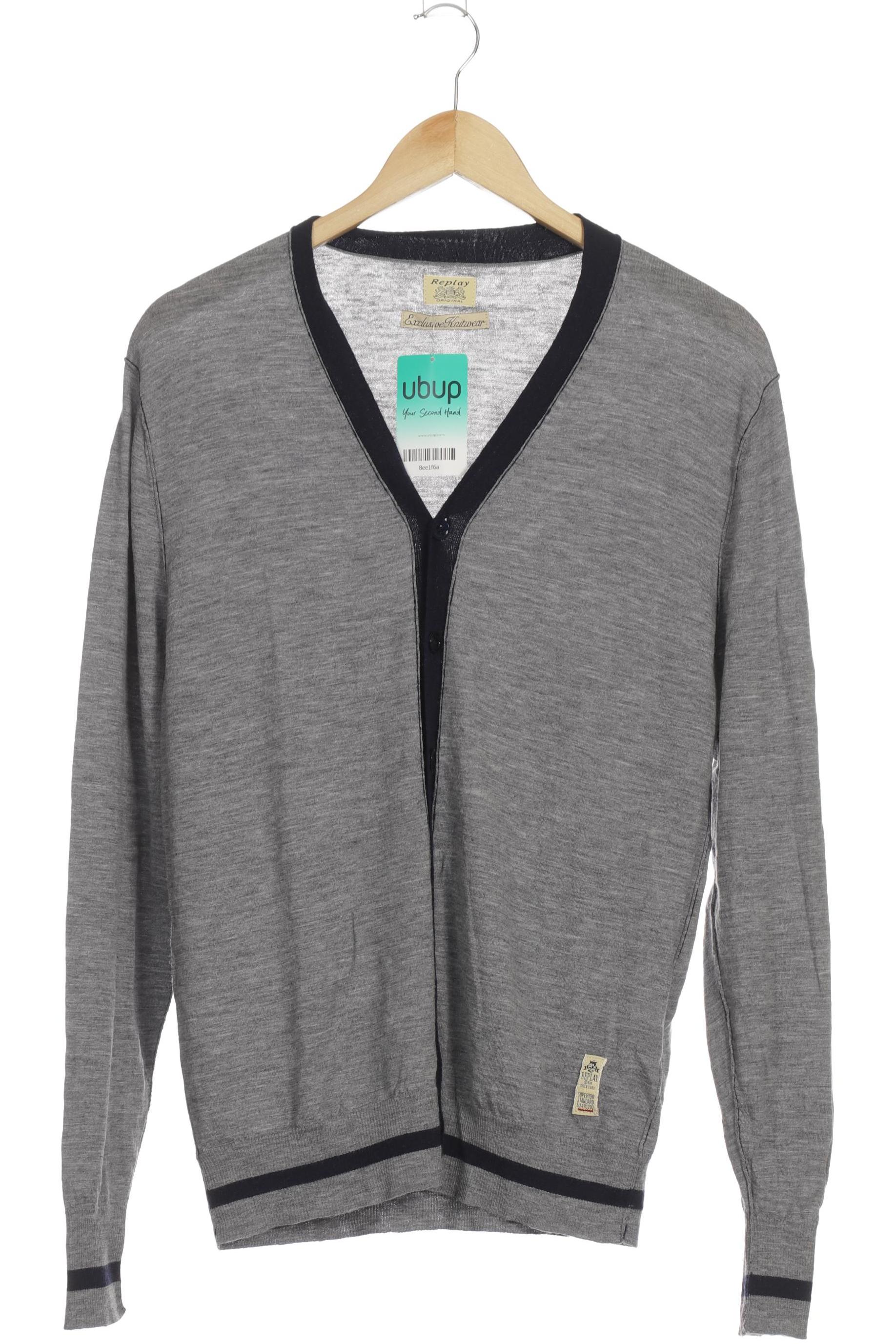 

Replay Herren Strickjacke, grau, Gr. 54