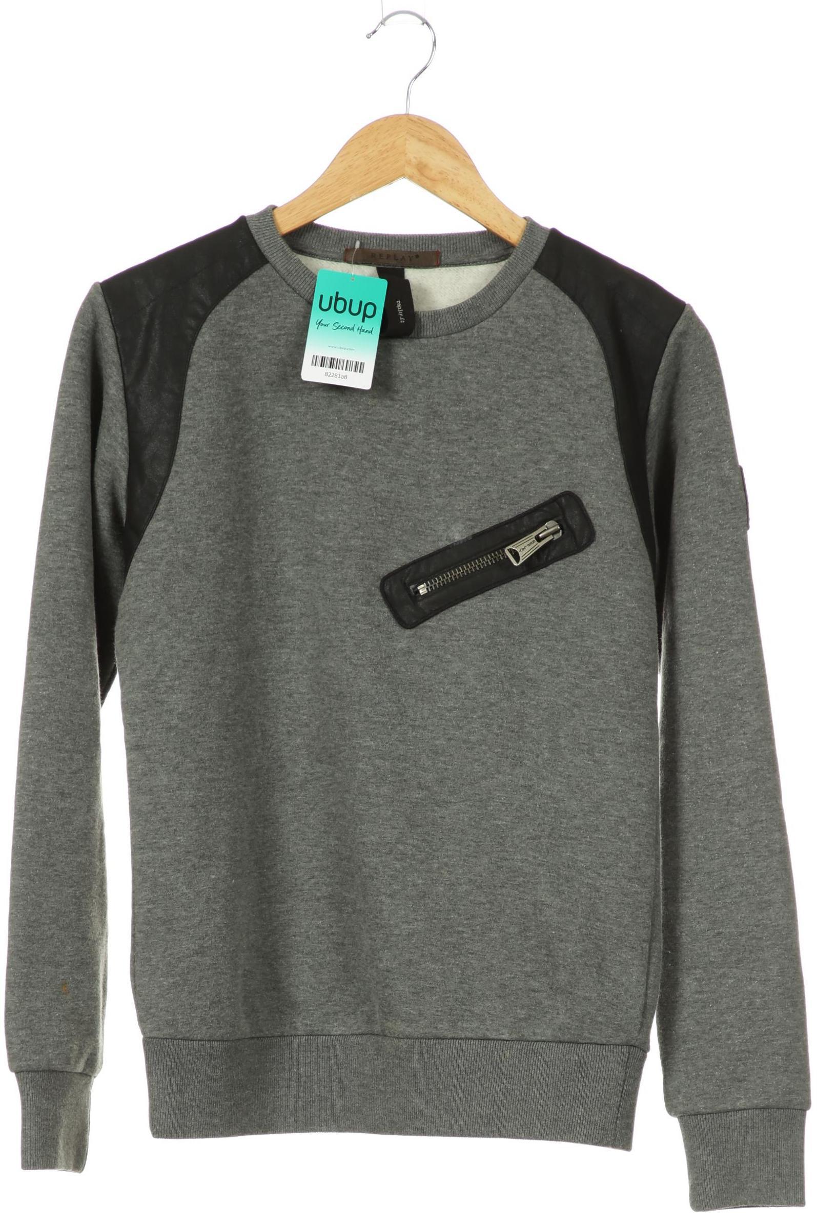 

Replay Herren Sweatshirt, grau, Gr.